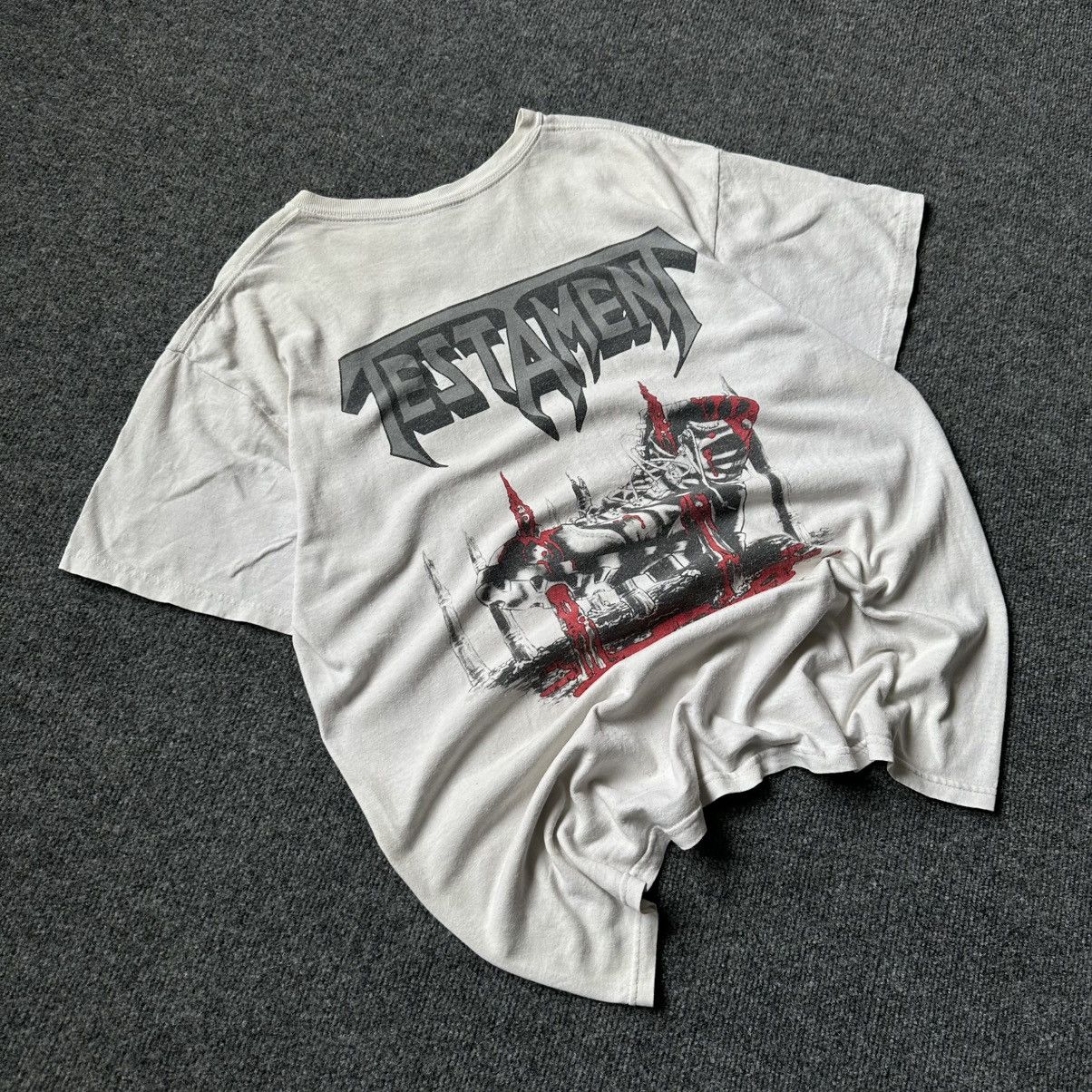 Japanese Brand VTG Testament T-shirts Big Logo Band Rock Archival Size L Size US L / EU 52-54 / 3 - 5 Thumbnail