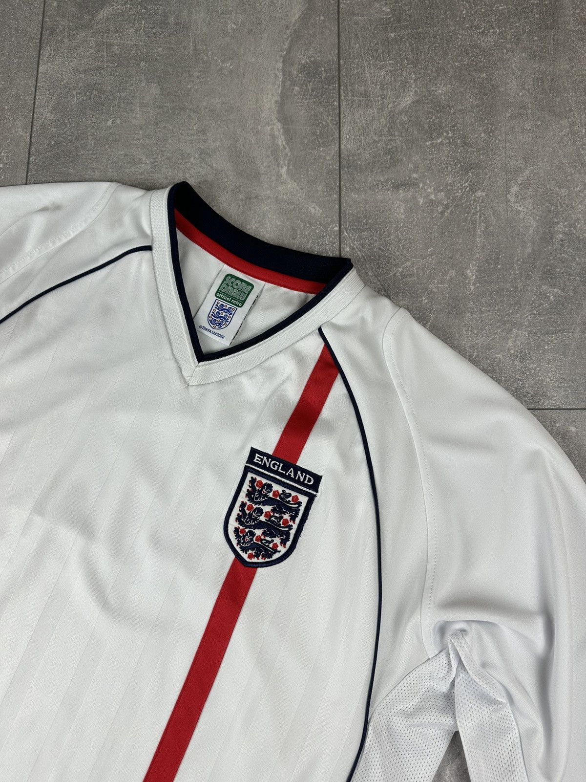 Other Score Draw Retro Vintage England National Team Jersey Size US L / EU 52-54 / 3 - 3 Thumbnail