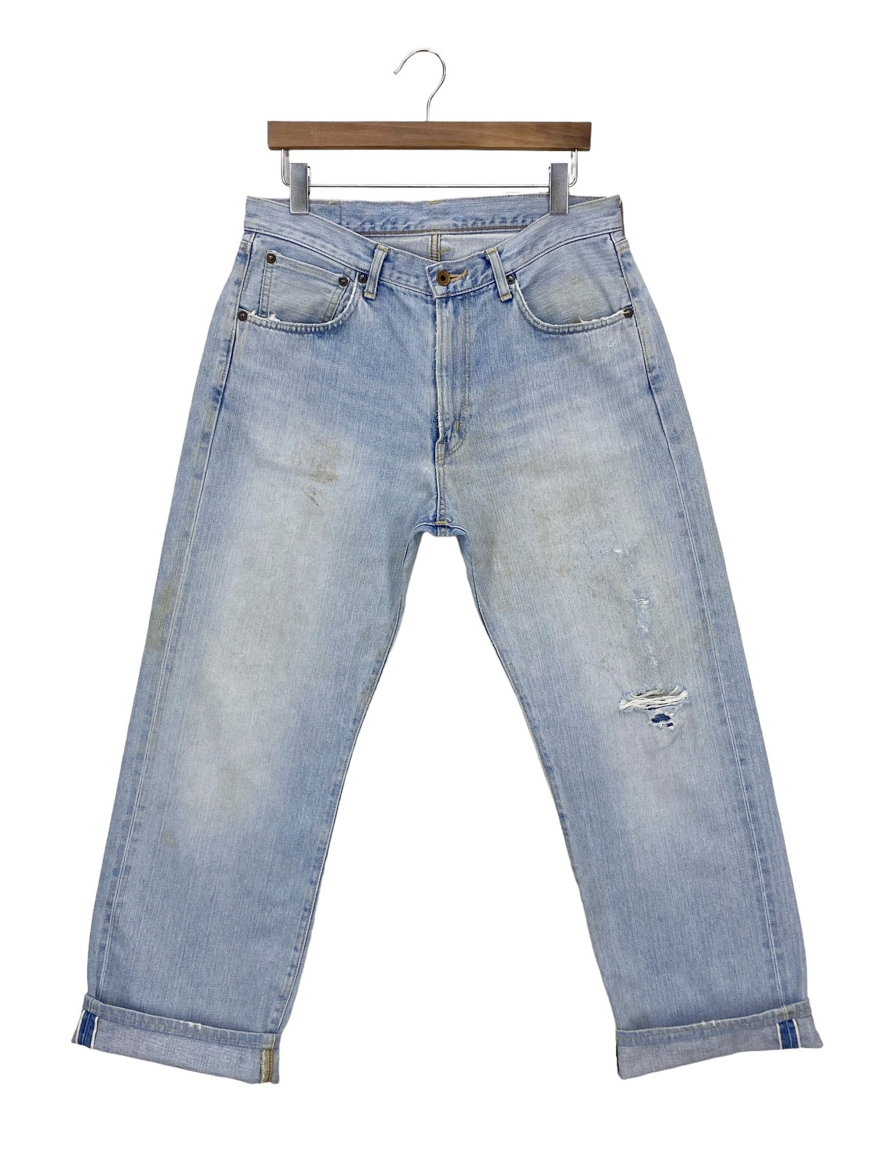 Edwin Edwin Selvedge Denim Jeans Distressed Selvedge Pants Japan Size US 32 / EU 48 - 9 Thumbnail