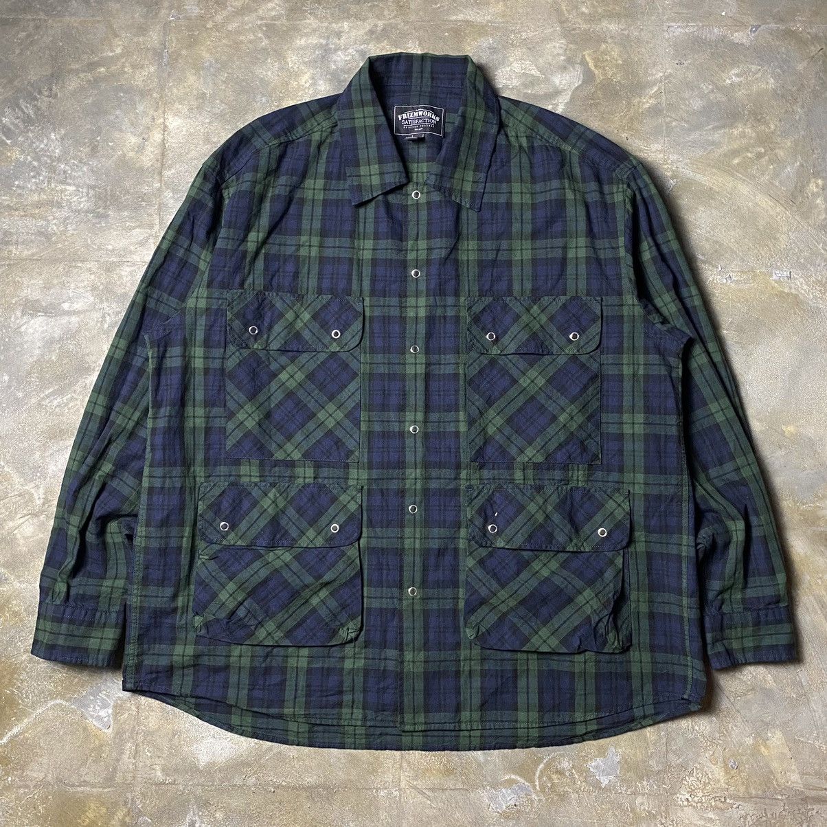 FrizmWORKS × Japanese Brand FrizmWORKS SS2022 Multipocket Shirt Jacket Size US M / EU 48-50 / 2 - 1 Thumbnail