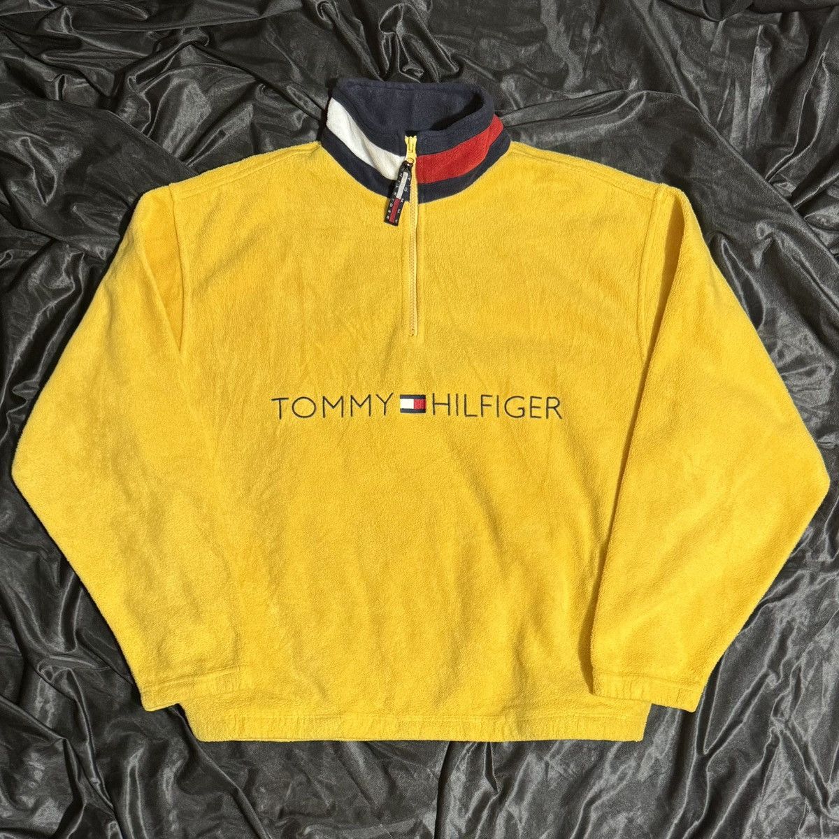 Tommy Hilfiger Polar fleece Tommy Hilfiger neck flag vintage Size US S / EU 44-46 / 1 - 1 Thumbnail