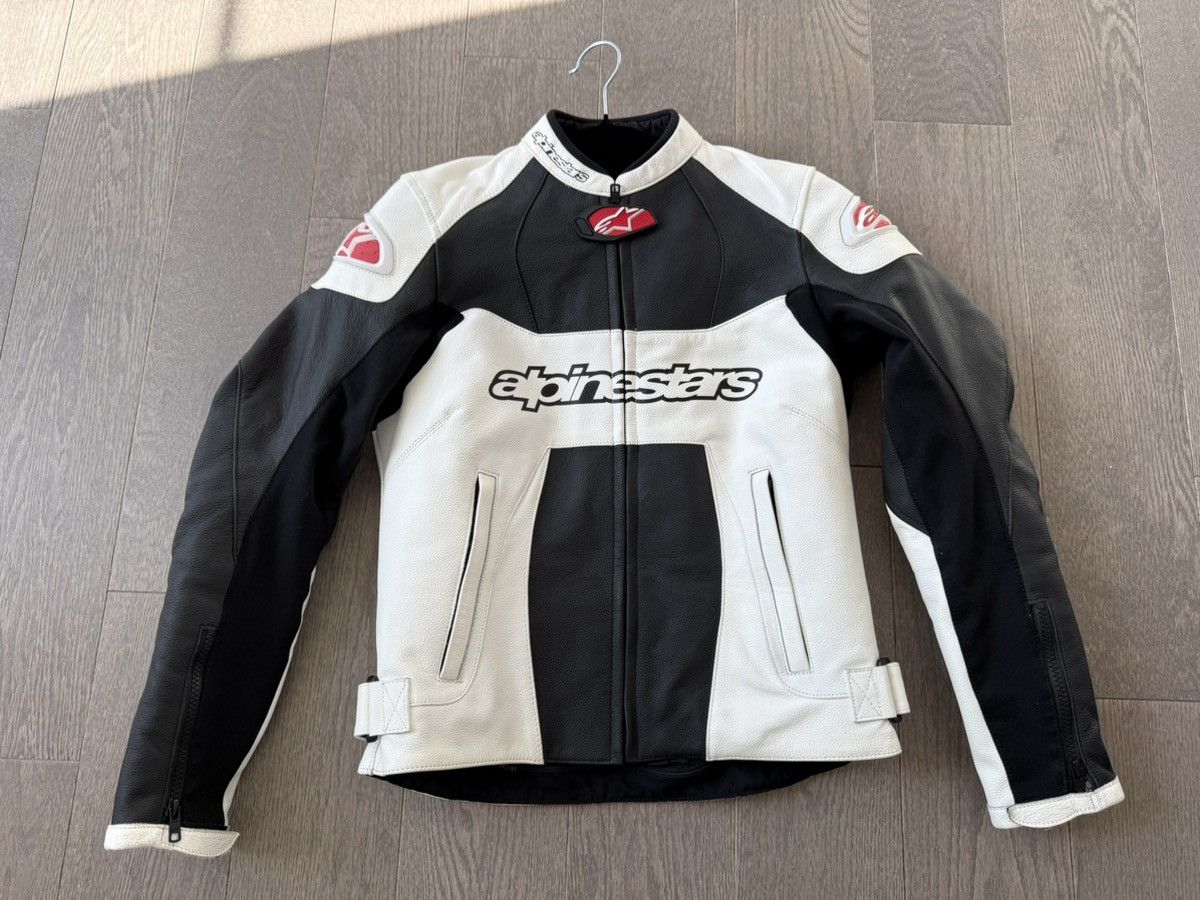 Alpinestars ALPINE STARS WOMEN STELLA GP PLUS LEATHER JACKET OREO BLACK Size US XXS / EU 40 - 8 Thumbnail
