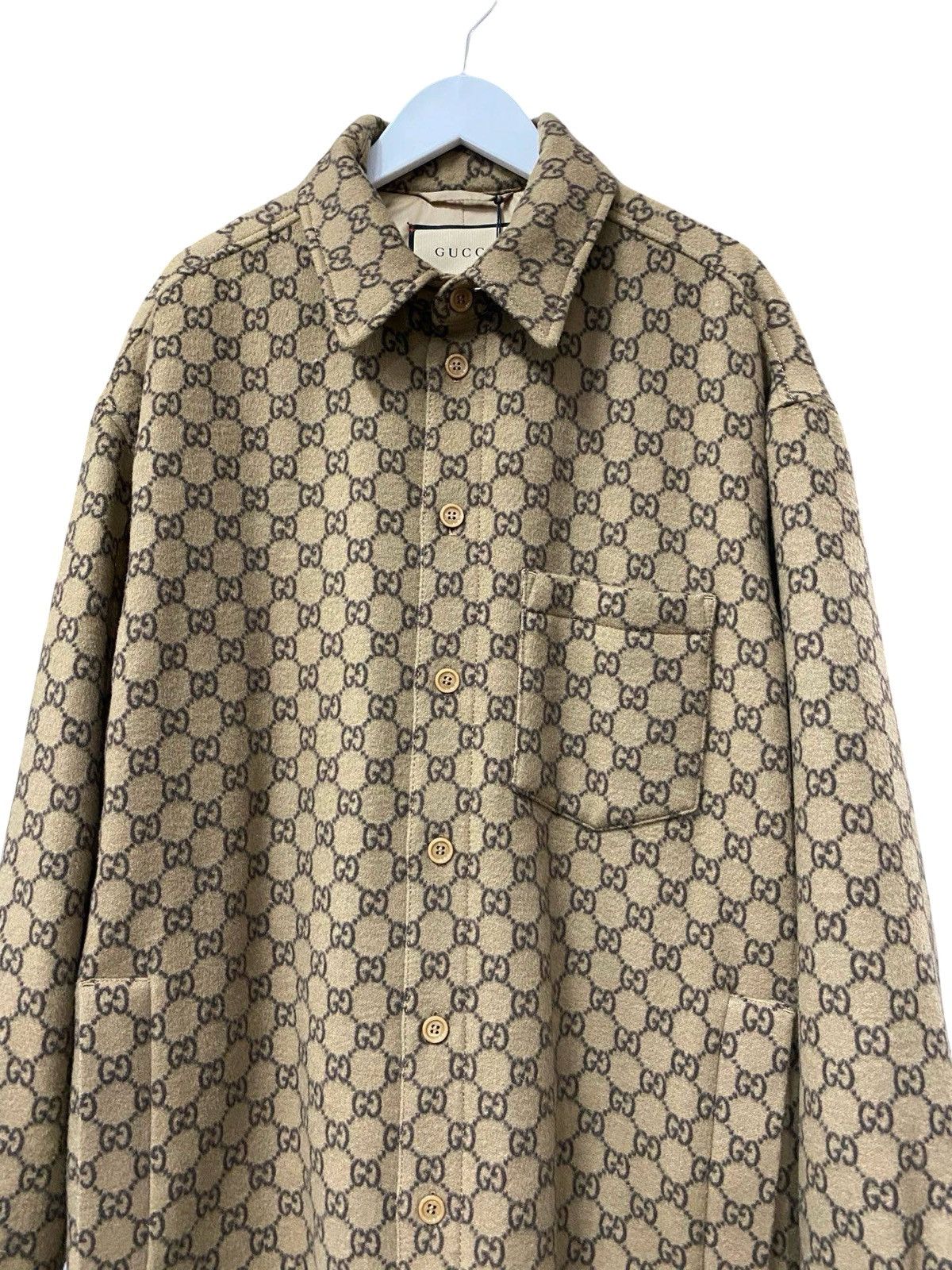 Gucci Gucci GG canvas cotton-blend overshirt Size US S / EU 44-46 / 1 - 3 Thumbnail