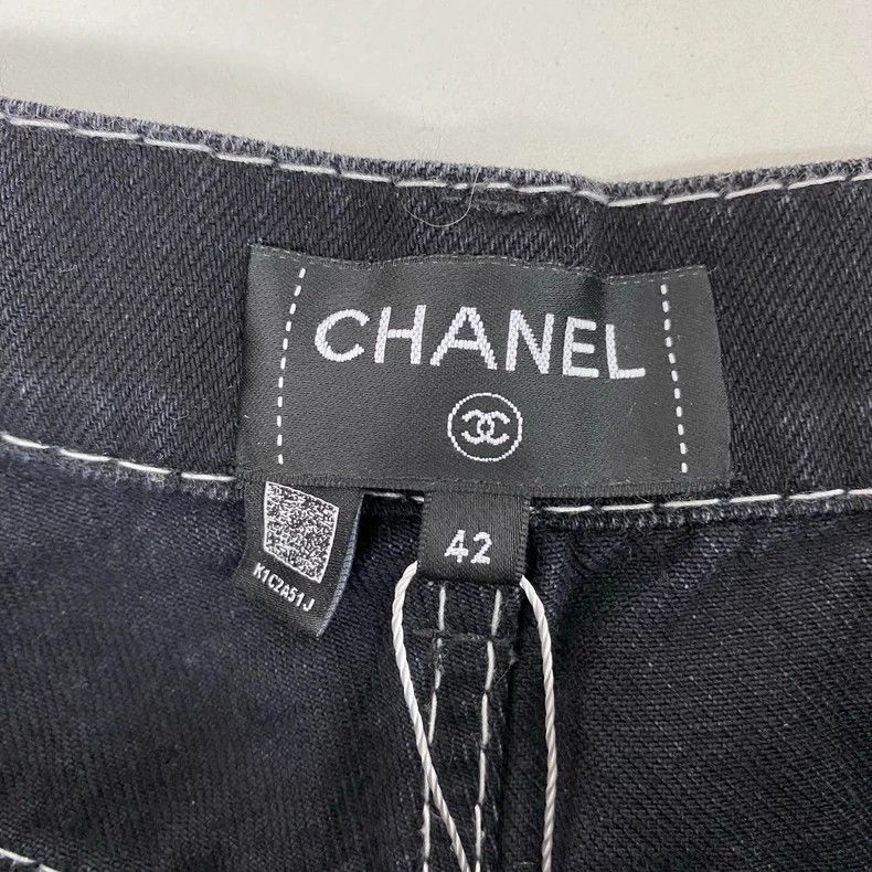 Chanel Chanel Black jeans Size 27" / US 4 / IT 40 - 6 Thumbnail