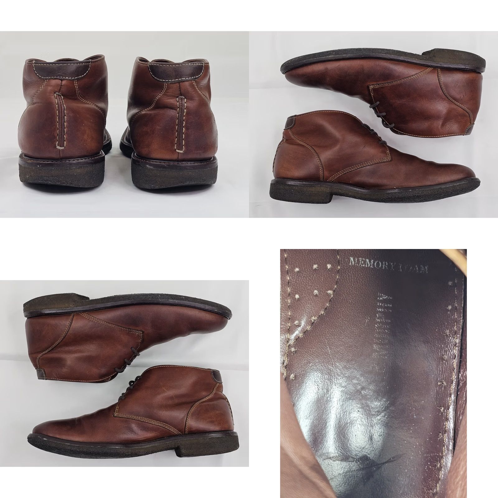 Johnston & Murphy Johnston & Murphy Copeland Chukka Boots Brown Leather Sheepskin Men 7.5M Size US 8 / EU 41 - 8 Thumbnail