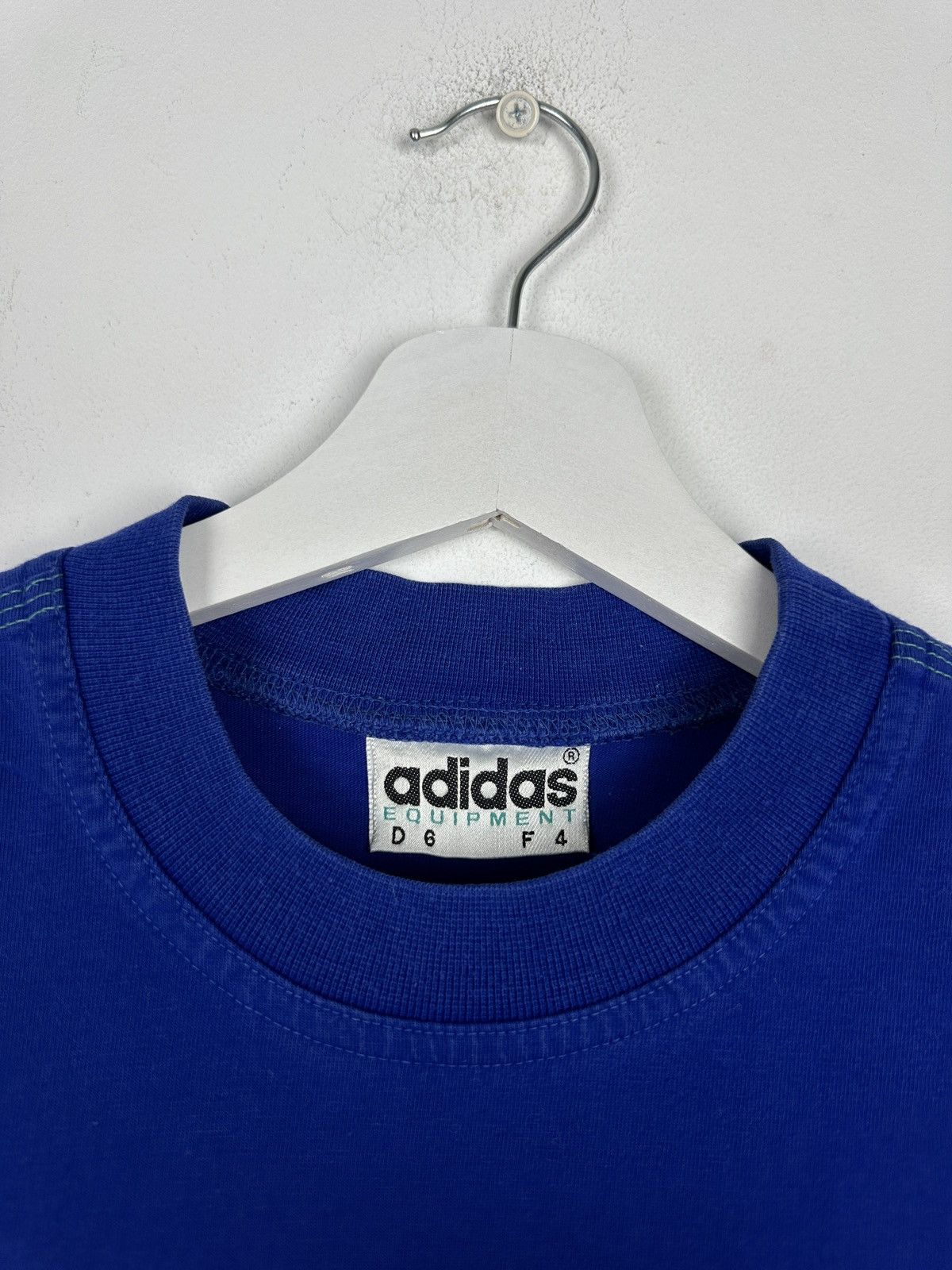 Adidas 90s Vintage Adidas Equipment Big Logo T Shirt Tee Size US M / EU 48-50 / 2 - 3 Thumbnail