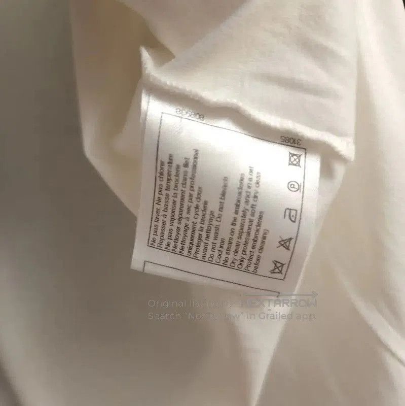 Chanel Chanel White Cotton Logo Short Sleeve T-Shirt . Size S / US 4 / IT 40 - 5 Thumbnail
