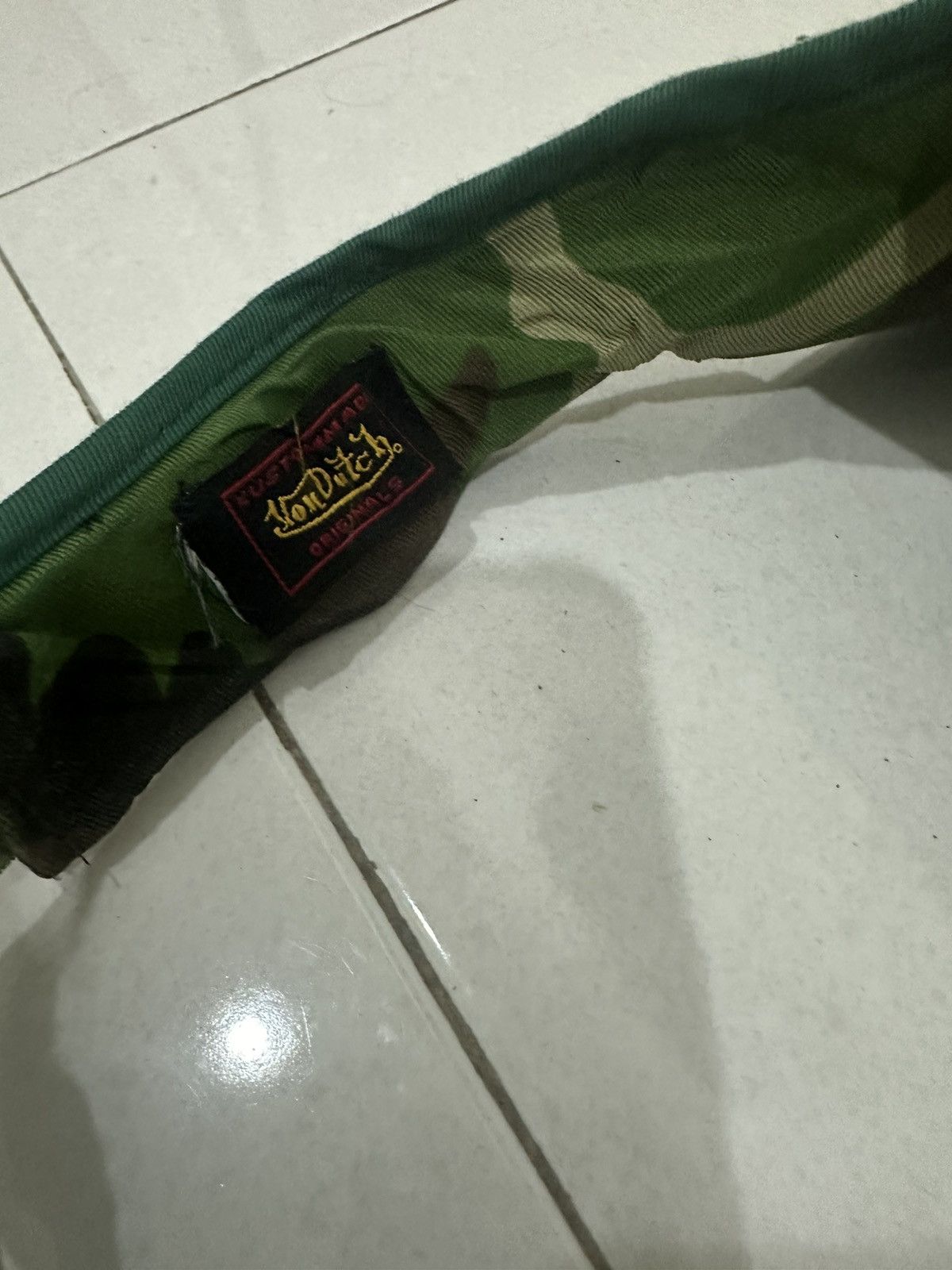 Von Dutch VTG Von Dutch Camo Half Cap Size ONE SIZE - 5 Thumbnail