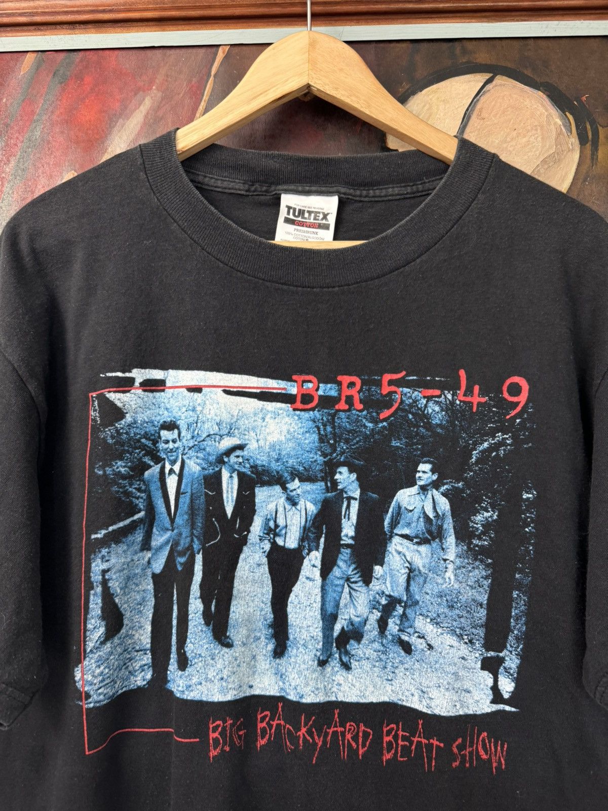 Band Tees Vintage 90s BR549 Band Tee American Country Rock Rare Size US L / EU 52-54 / 3 - 3 Thumbnail