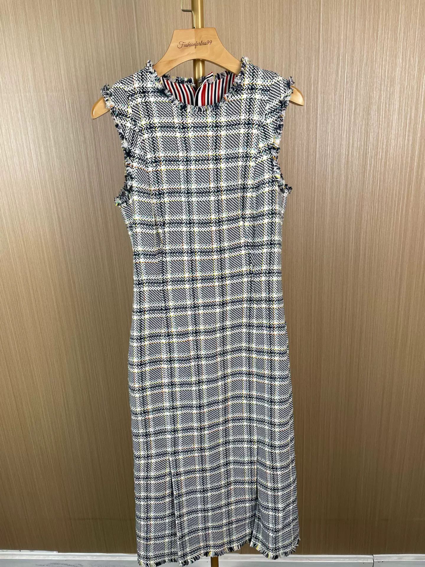 Thom Browne thom browne sleeveless checkered dress 36/00 Size US 36 / EU 52 - 1 Thumbnail