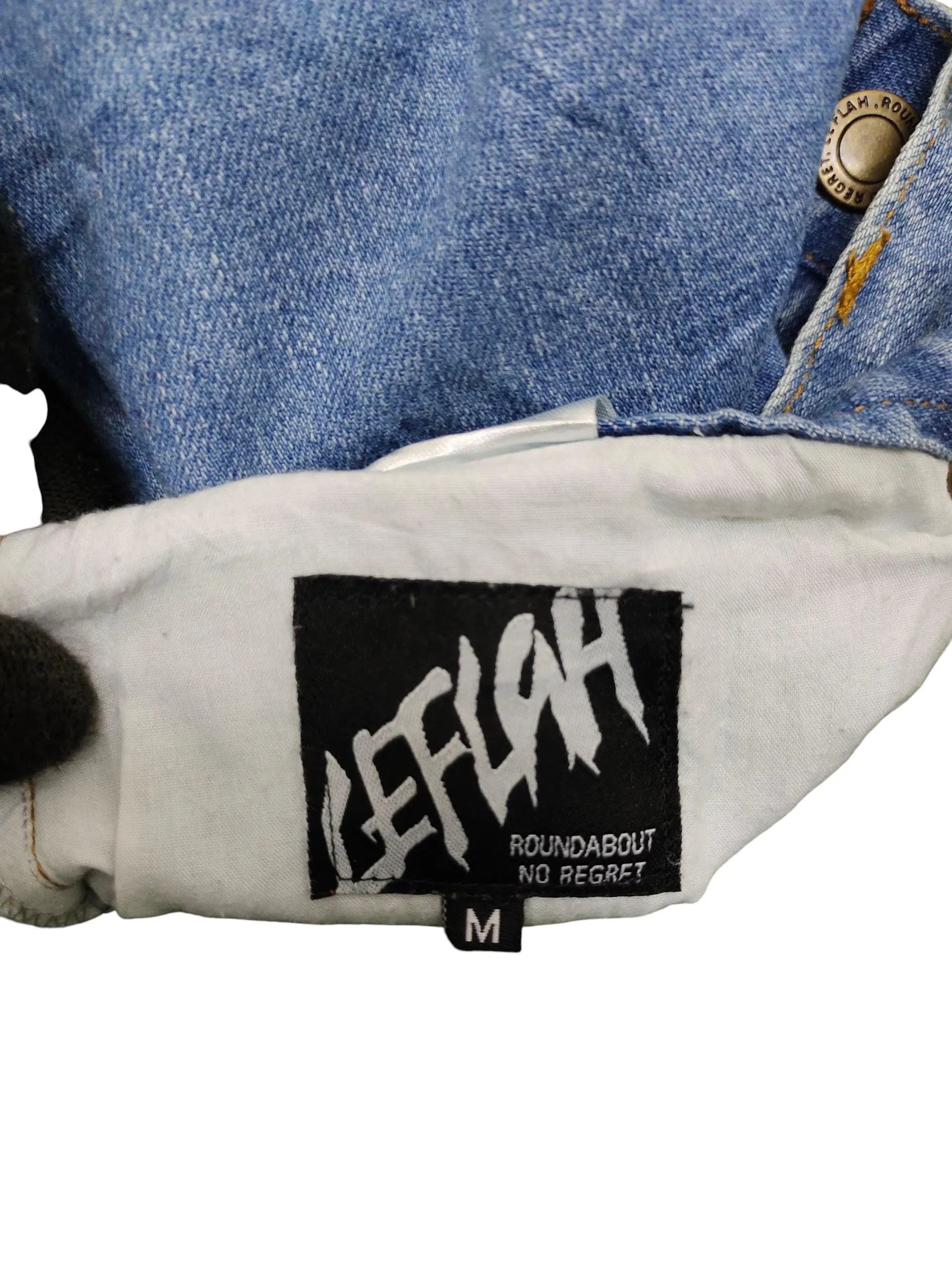 Comme des Garcons × Undercover aded Denim Jeans Skinny Size US 30 / EU 46 - 6 Thumbnail