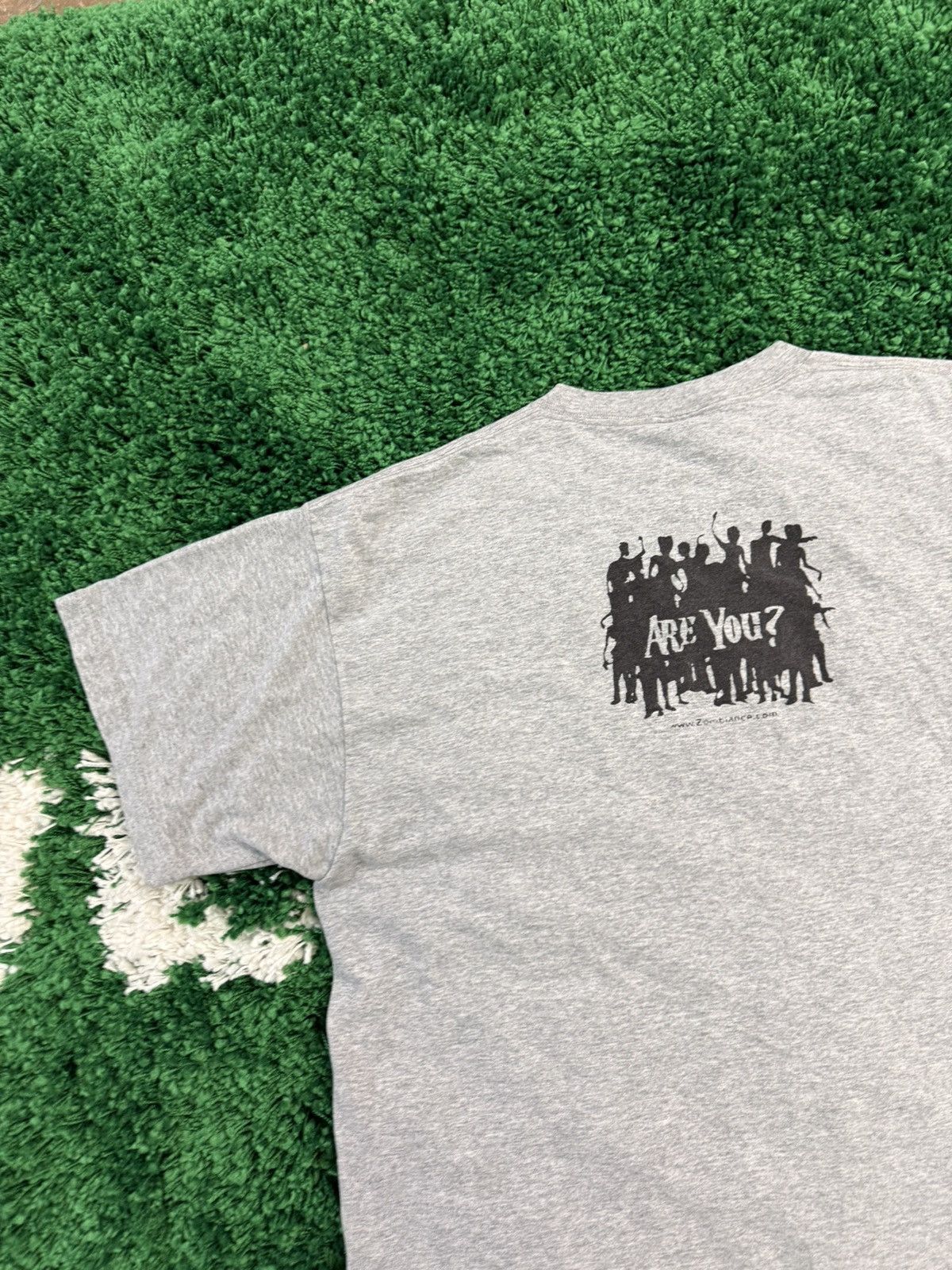 Fruit Of The Loom × Vintage Vintage I'm Ready Bullet Tee Grey XL Gun Size US XL / EU 56 / 4 - 6 Thumbnail