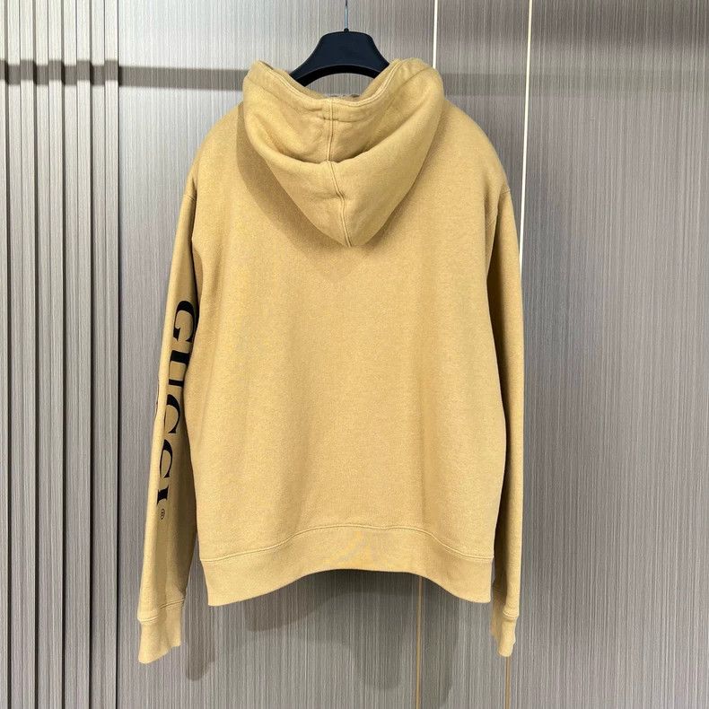 Gucci Gucci Khaki half-zip printed letter hoodie 2504-Nextarrow Size US XS / EU 42 / 0 - 2 Thumbnail
