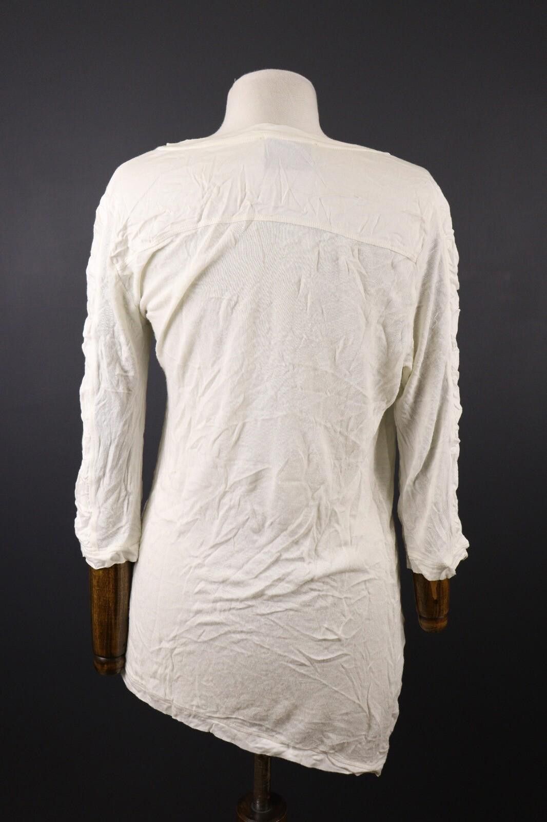 Designer Elisa Cavaletti Blu Sono Italiano Linen Tunic Shirt Size XS Size XS / US 0-2 / IT 36-38 - 6 Thumbnail