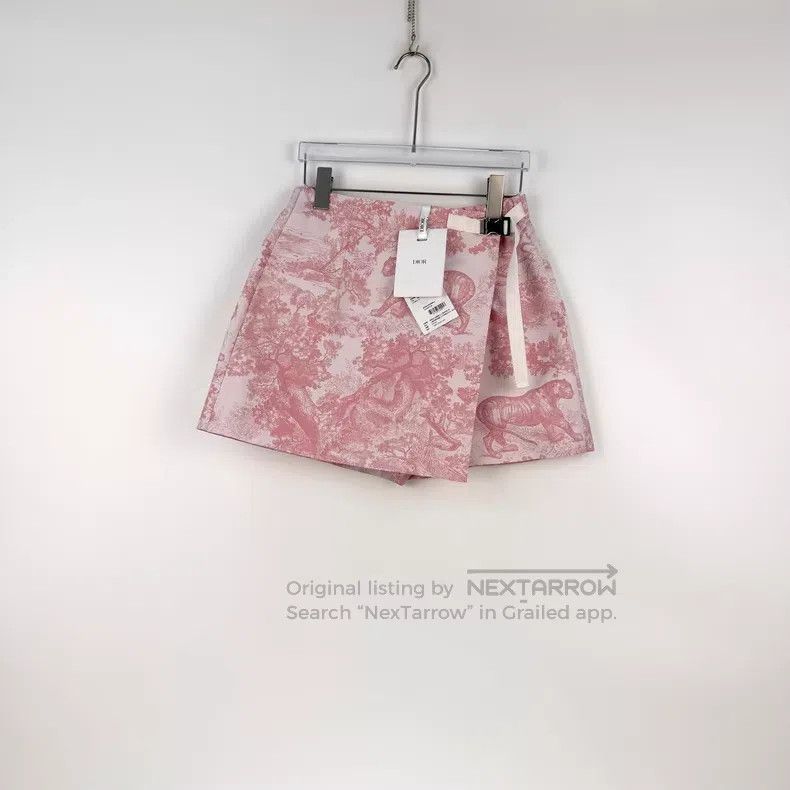 Dior Dior Pink jungle animal function style skirt pants Size 25" / US 0 / IT 36 - 3 Thumbnail