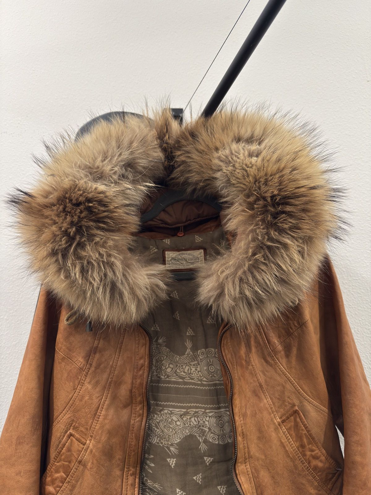 GOA 2000s GOA Racoon fur cropped leather jacket Size US XS / EU 42 / 0 - 3 Thumbnail