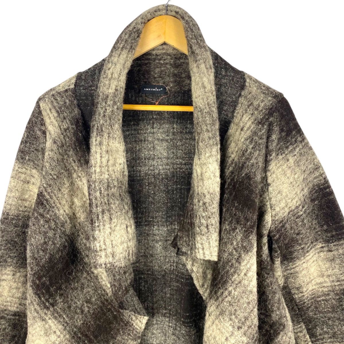 Japanese Brand 💥AMETHYST ARCHIVE WOOL TARTAN JACKET Size L / US 10 / IT 46 - 4 Thumbnail