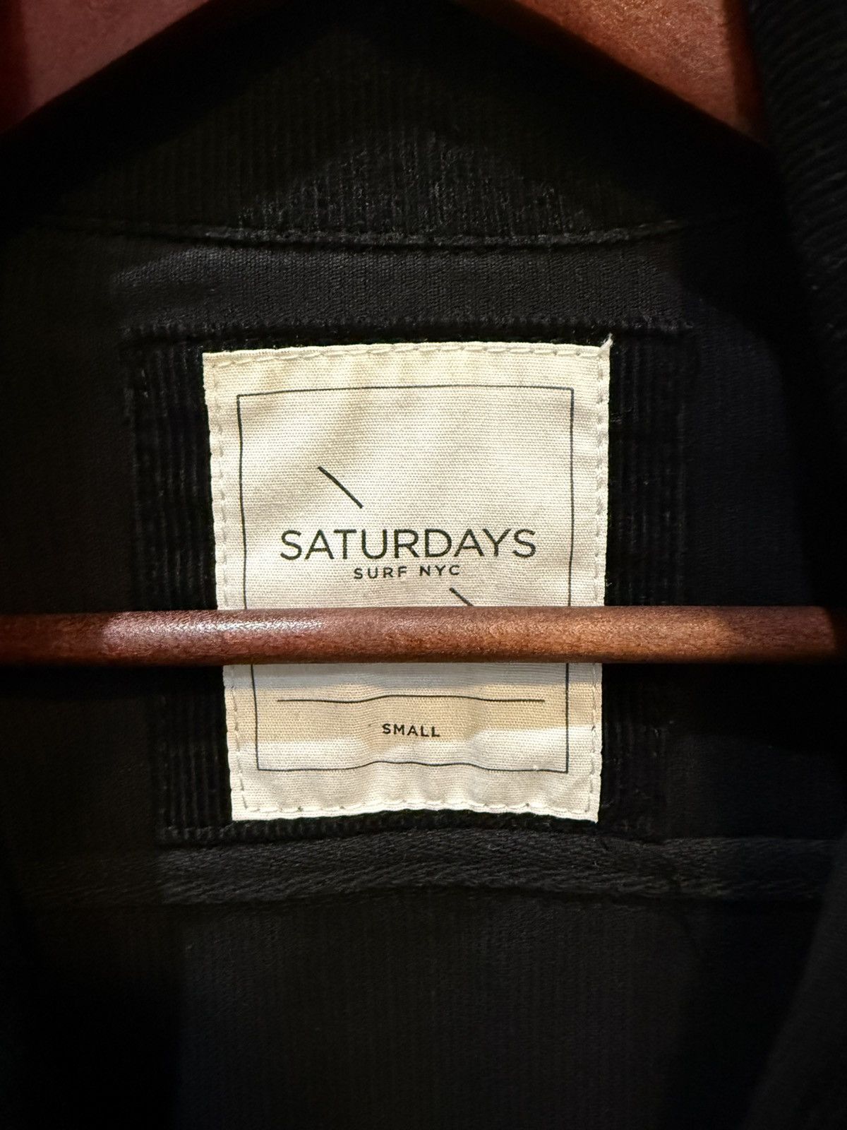 Saturdays NYC Black corduroy denim jacket Size US S / EU 44-46 / 1 - 2 Thumbnail