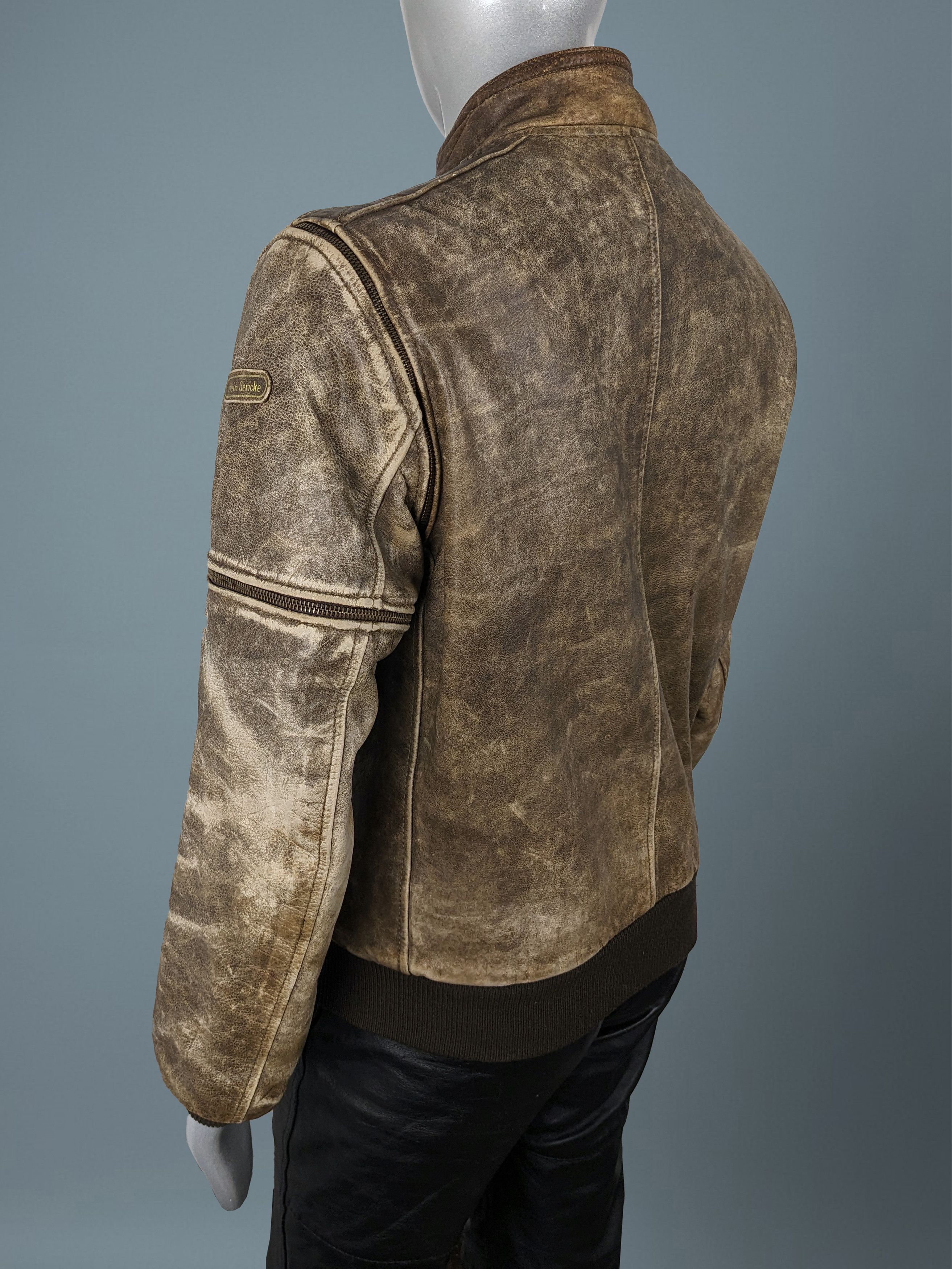 Hein Gericke Vintage 90s Hein Gericke Genuine Leather Moto Jacket Vest Size US M / EU 48-50 / 2 - 9 Thumbnail