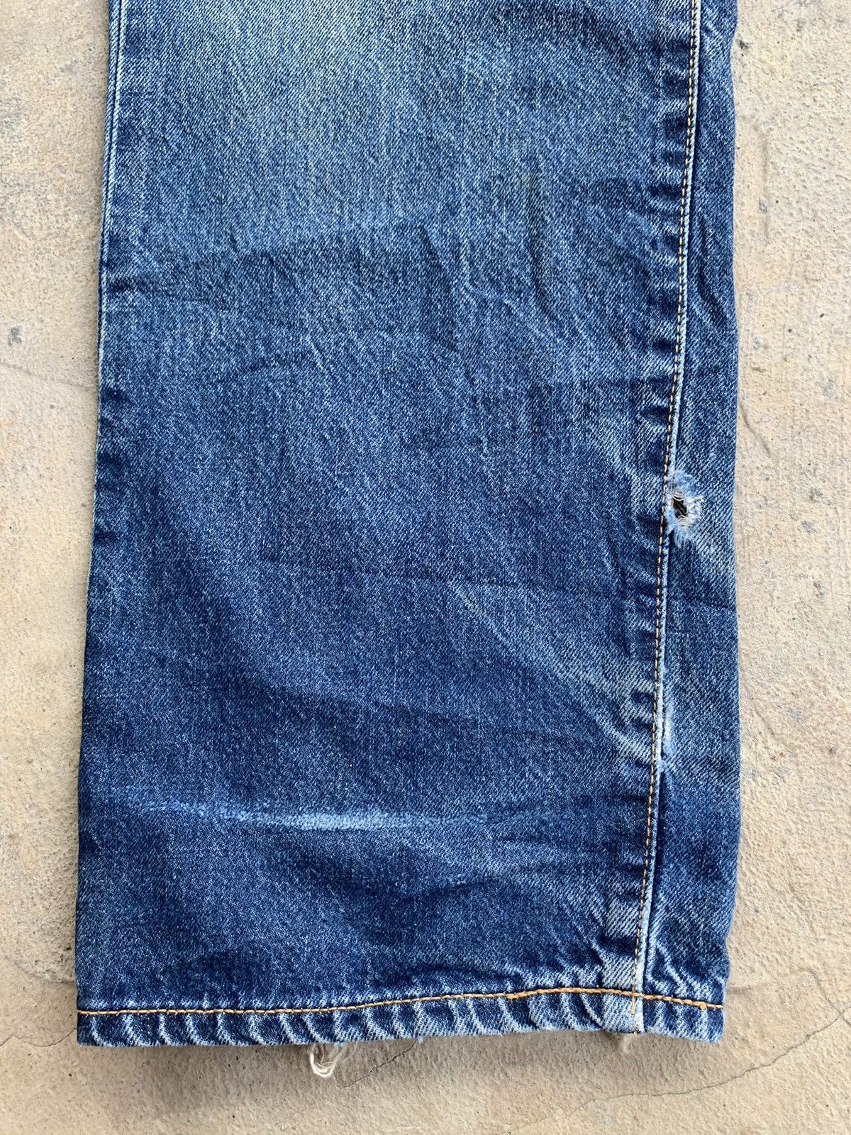 Edwin × Japanese Brand Vintage Edwin 505 Baggy Redline Selvedge Distressed Denim Size US 27 - 9 Thumbnail
