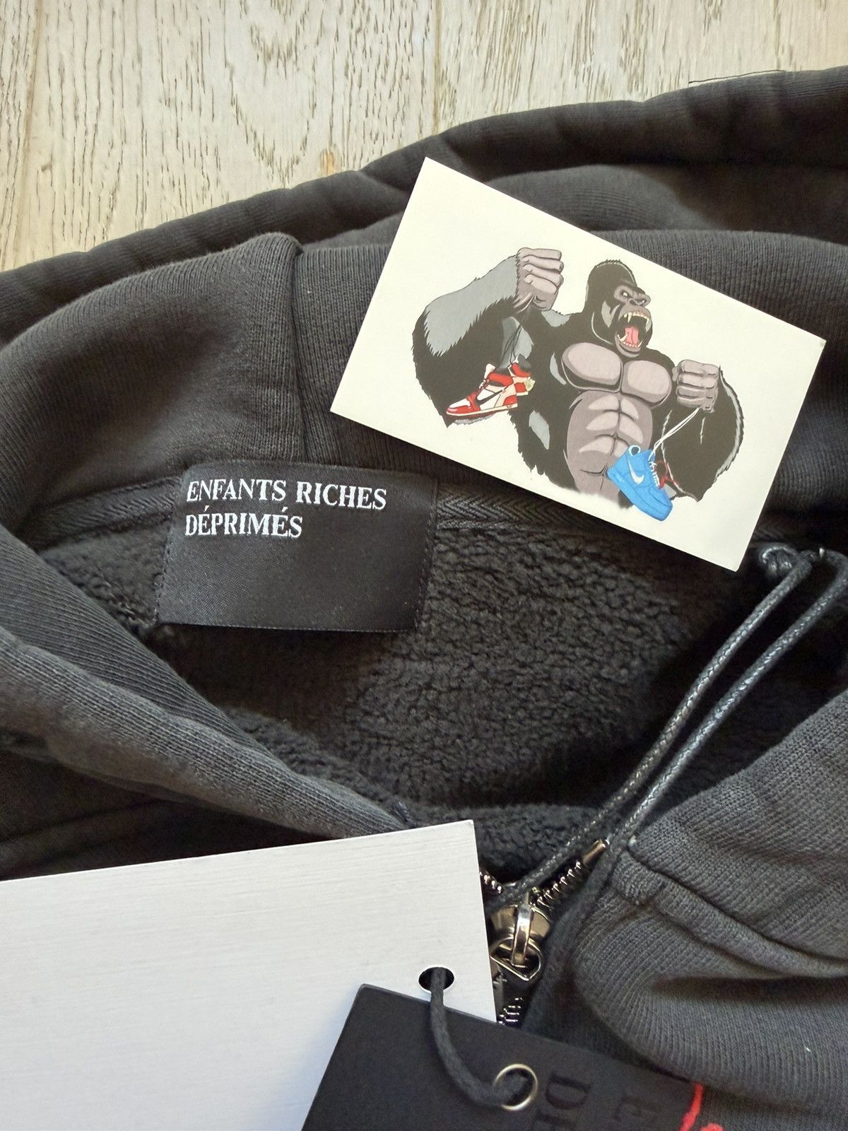 Enfants Riches Deprimes Enfants Riches Deprimes Les Crimes De L'Amour Zip Up Hoodie Size US L / EU 52-54 / 3 - 8 Thumbnail