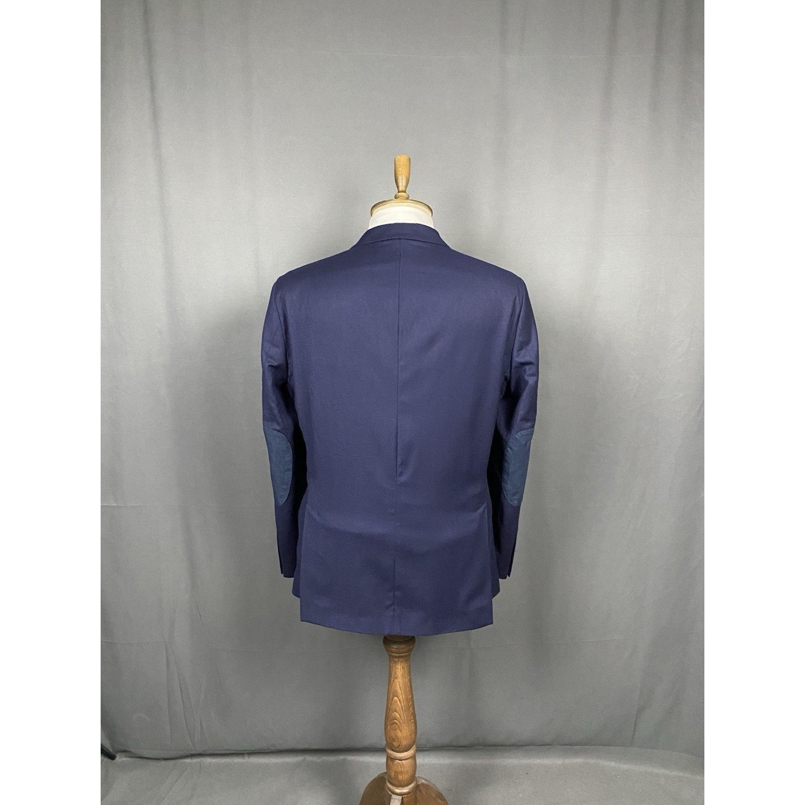 Hackett MINT! Hackett London Men's Blue Twill Wool Blazer Sportcoat Size 42R - 6 Thumbnail