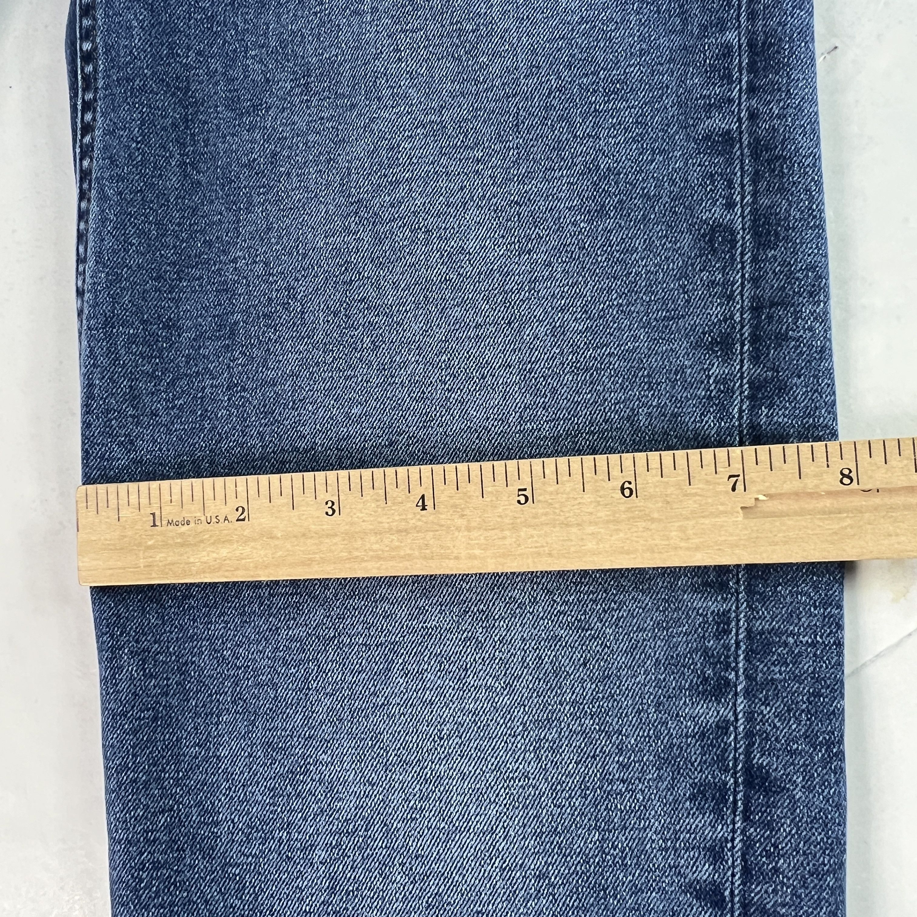 RE/DONE Re/Done Jean 70s Stove Pipe High Rise Skinny Crop Blue Denim Size 25" / US 0 / IT 36 - 20 Thumbnail