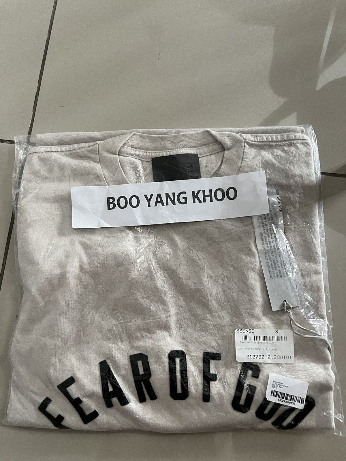 Fear of God Fear of God Baseball Tee Size US S / EU 44-46 / 1 - 1 Thumbnail