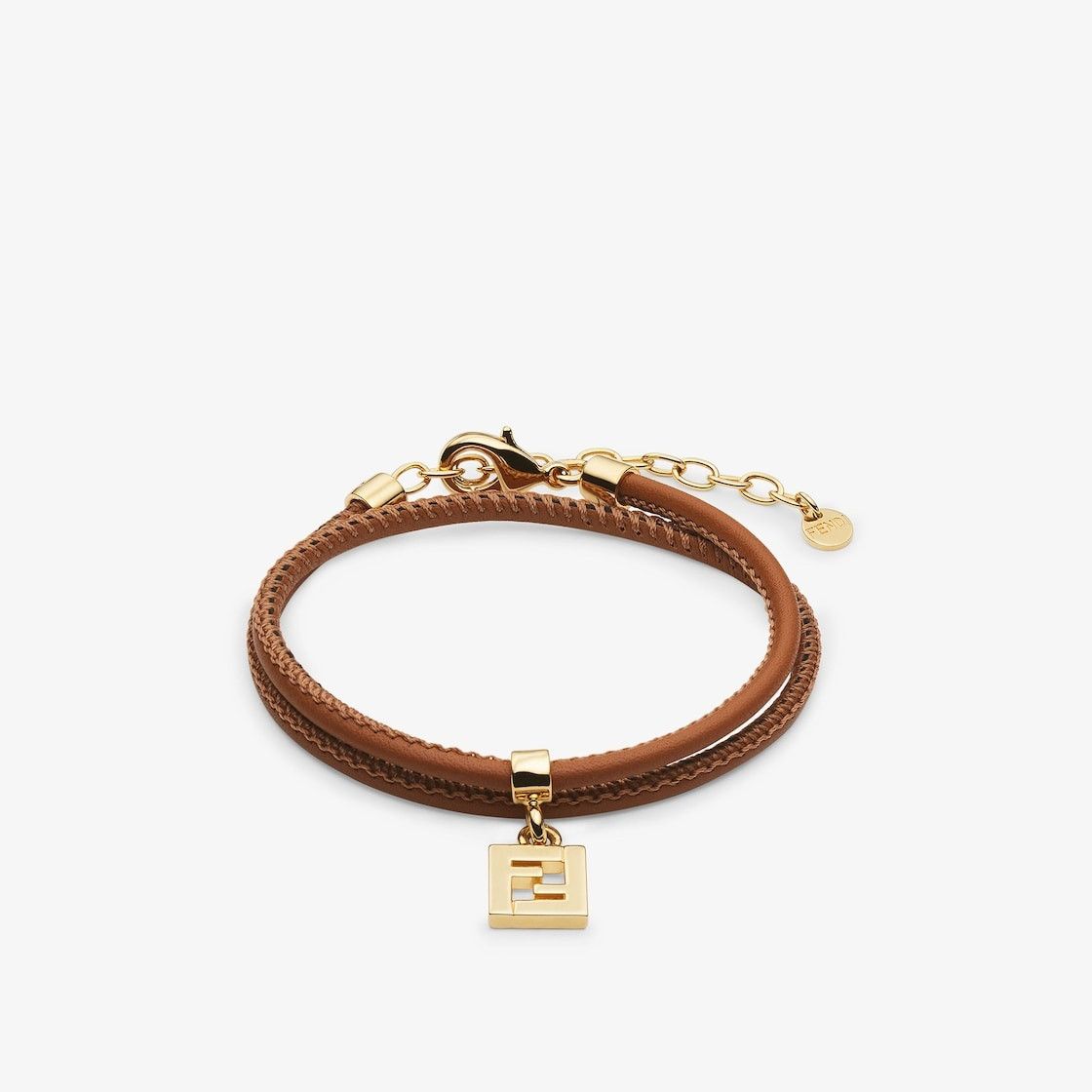 Fendi o1w1db10525 Size: OS / Forever Fendi Bracelet in Brown Size ONE SIZE - 1 Thumbnail