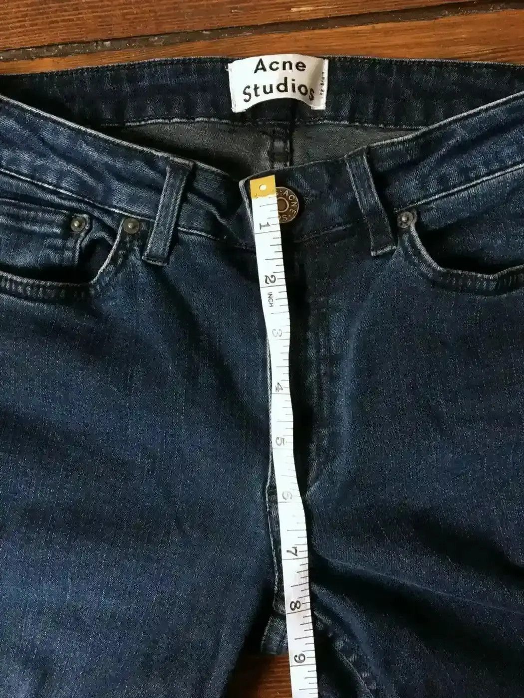 Acne Studios ACNE STUDIOS SKIN 5 DEEP Wmns Unisex Skinny Jns Size 26" / US 2 / IT 38 - 7 Thumbnail