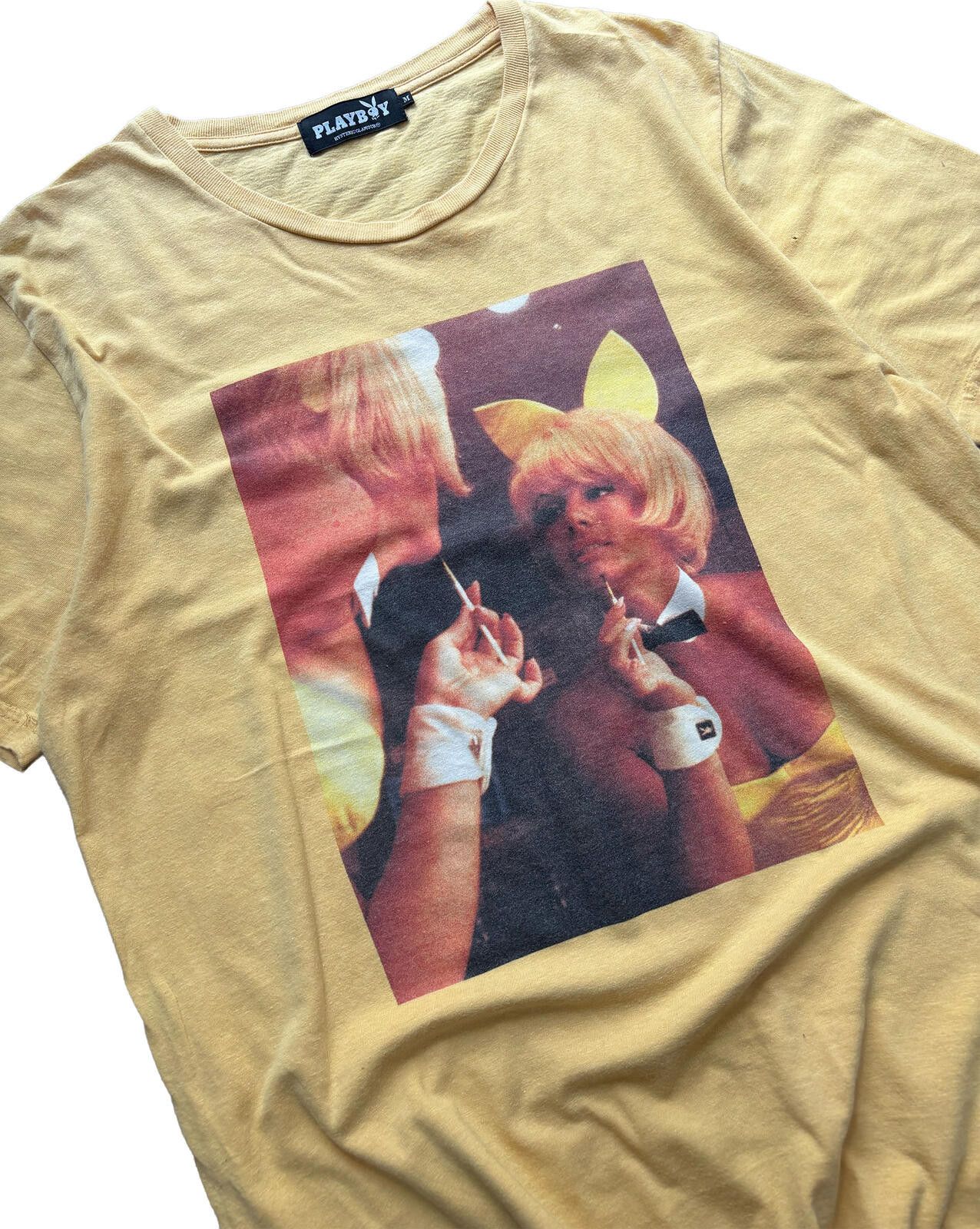Hysteric Glamour Hysteric Glamour x Playboy Tee Yellow Back Print M Size US M / EU 48-50 / 2 - 3 Thumbnail