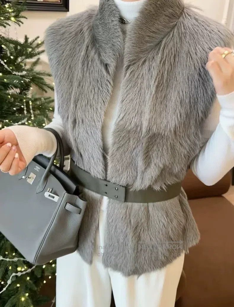 Hermes Hermes Fur and Leather Combined Vest Size XS / US 0-2 / IT 36-38 - 9 Thumbnail