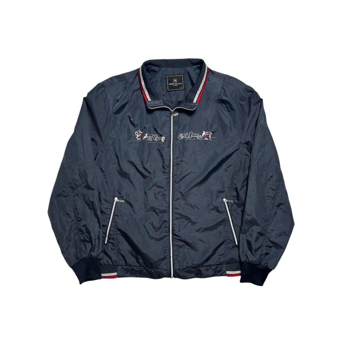 Pierre Balmain Pierre Balmain Embroidered Logo Jacket Size L / US 10 / IT 46 - 1 Thumbnail