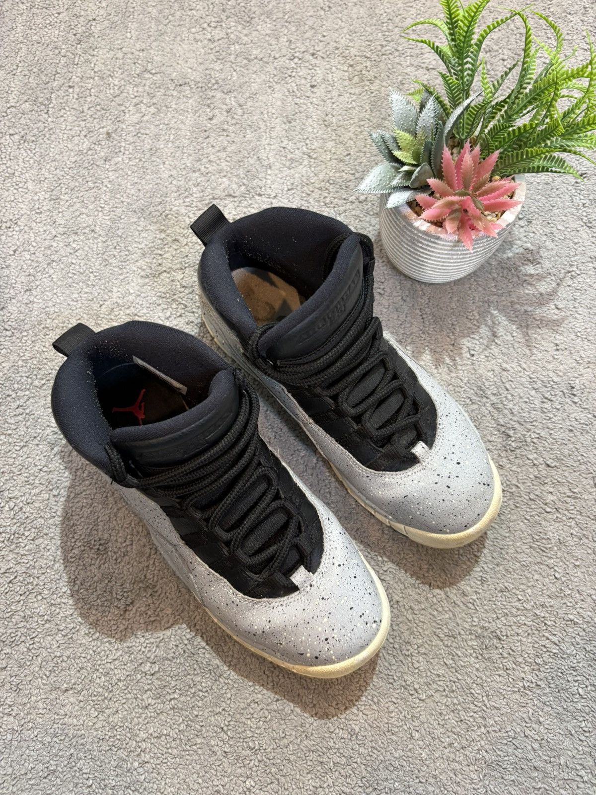 Jordan Brand Nike Air Jordan X 10 Retro Cement 2018 310805-062 Men's Shoe Size US 5.5 / EU 38 - 3 Thumbnail
