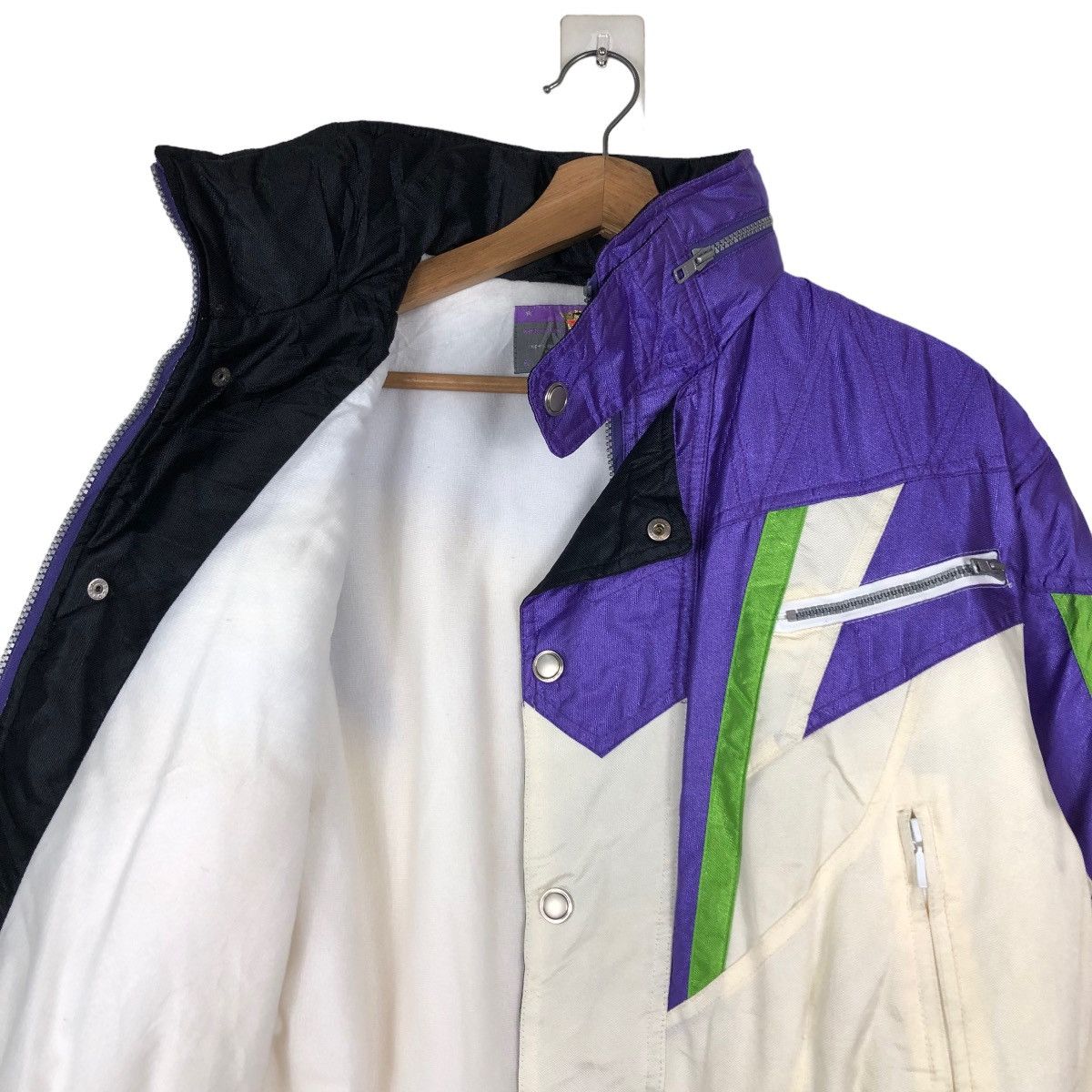 Japanese Brand 📌VINTAGE CROPPED BIKER SKI JACKET SHARPLIN ISSEY MIYAKE Size US M / EU 48-50 / 2 - 5 Thumbnail
