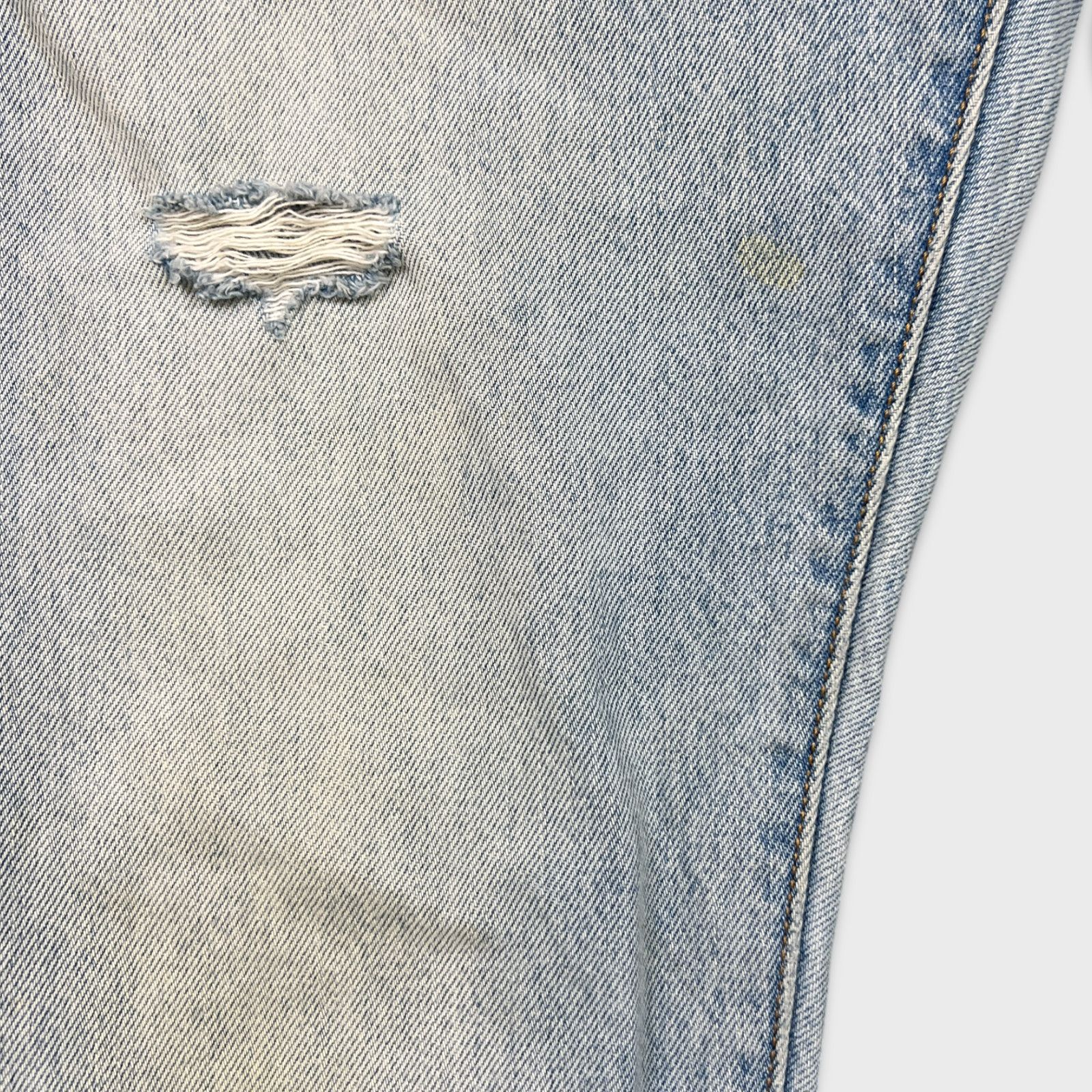 Levi's × Vintage Levi's 501 T Jeans 31x28 Taper Fit Distressed Denim Pants Size US 34 / EU 50 - 5 Thumbnail