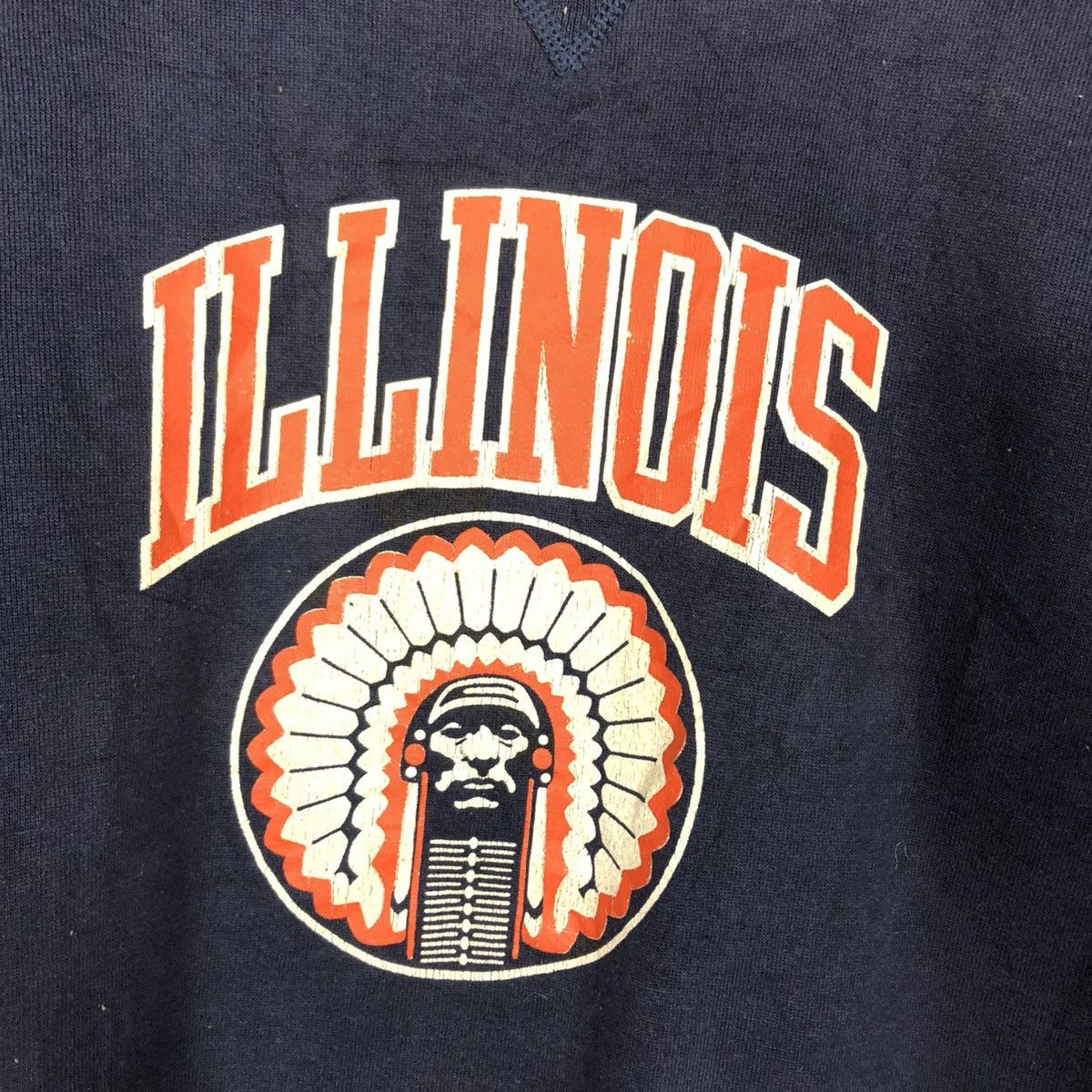 Russell Athletic 🔥VINTAGE SWEATSHIRT RUSSELL ATHLETIC SWEATSHIRT RED INDIANS Size US L / EU 52-54 / 3 - 14 Thumbnail