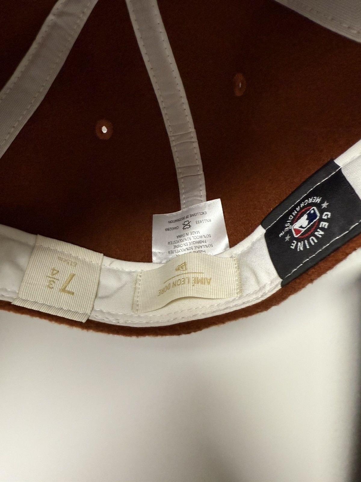 Aime Leon Dore × New Era (7 3/4) ALD x New Era Moleskin Yankees Hat Rust Size ONE SIZE - 3 Thumbnail