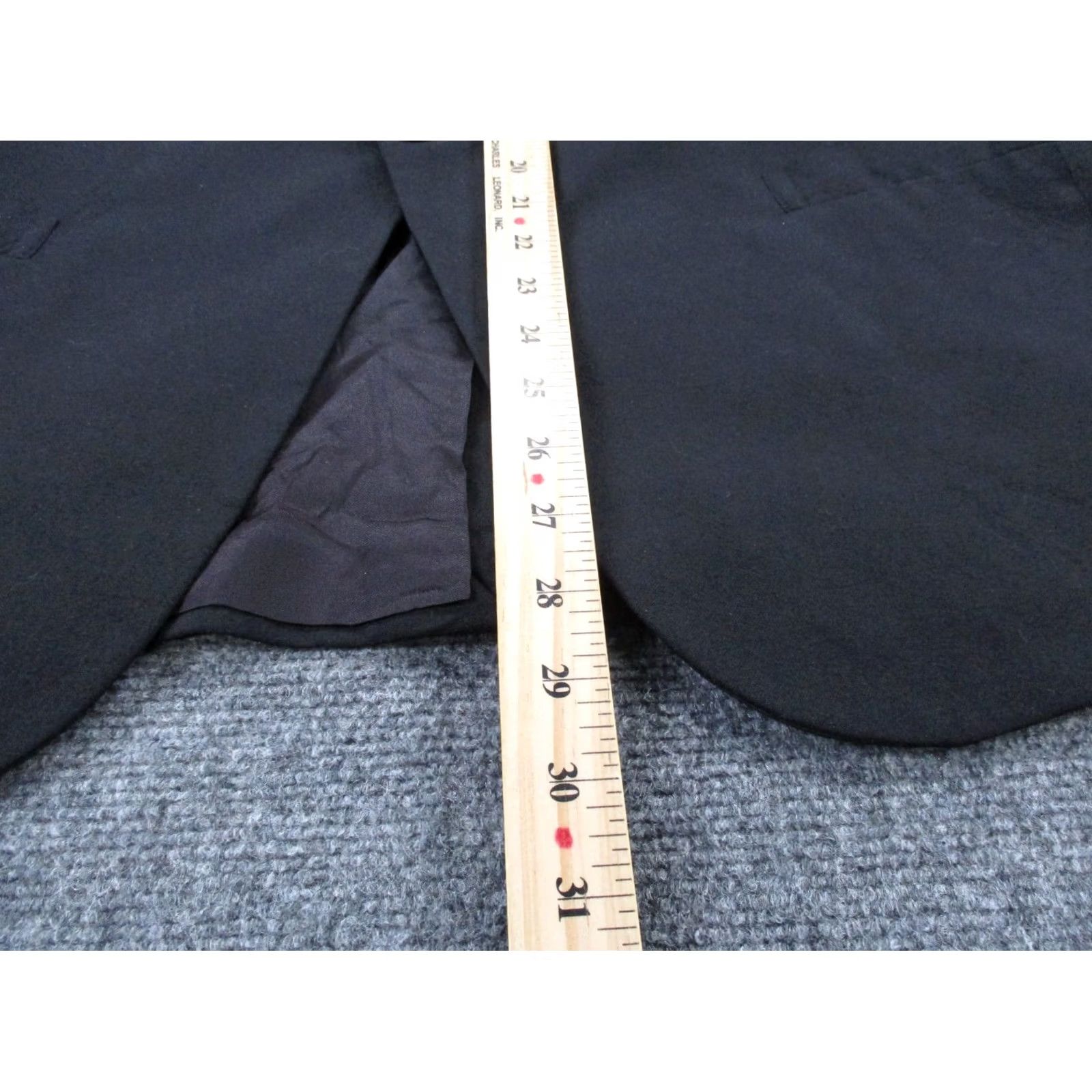 Brooks Brothers Brooks Brothers Blazer Sports Coat Black Wool 42 USA Made Mens Size 42R - 4 Thumbnail