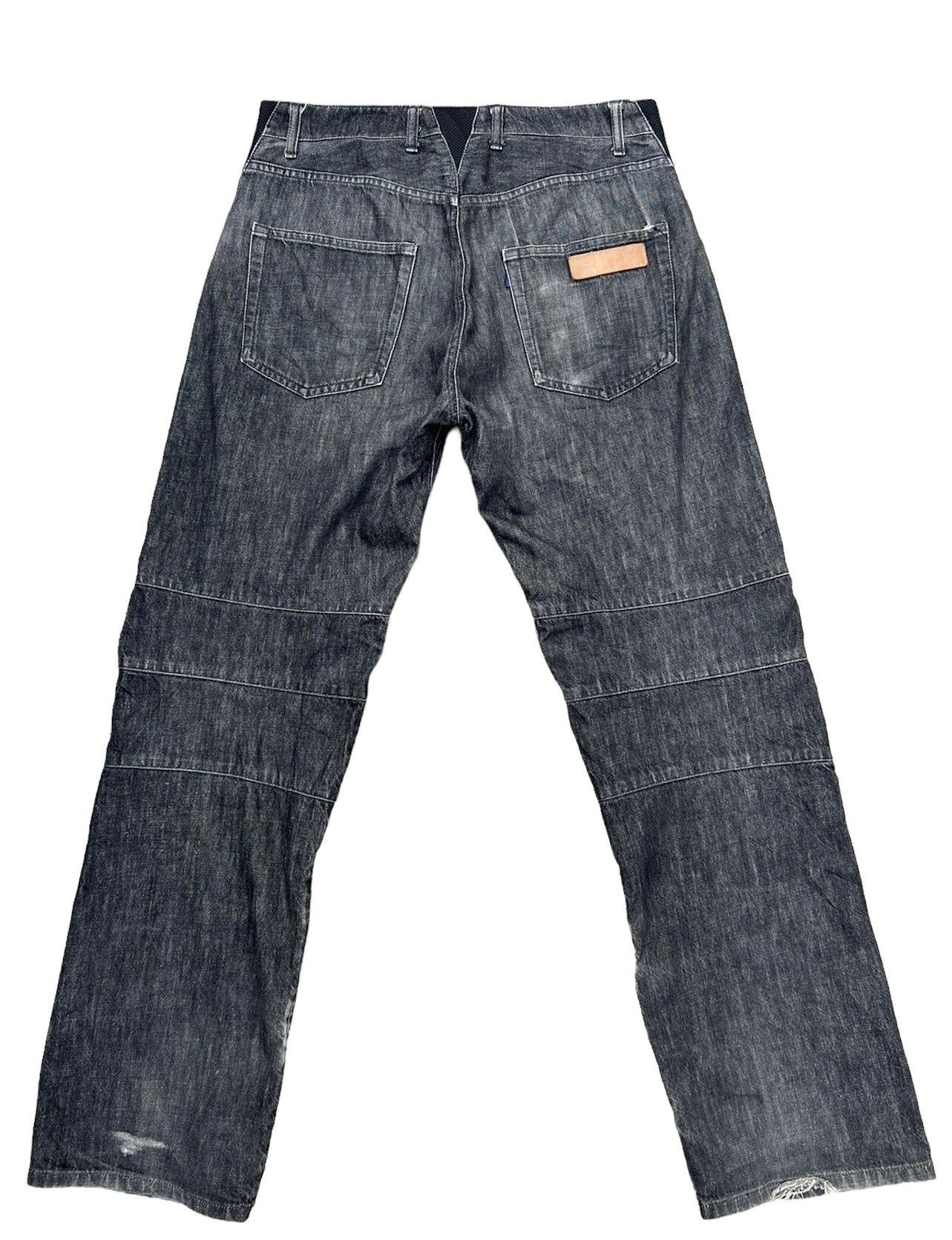 Head Porter Vintage Headporter Japan Faded Black Denim Hybrid Jeans Size US 33 - 2 Thumbnail