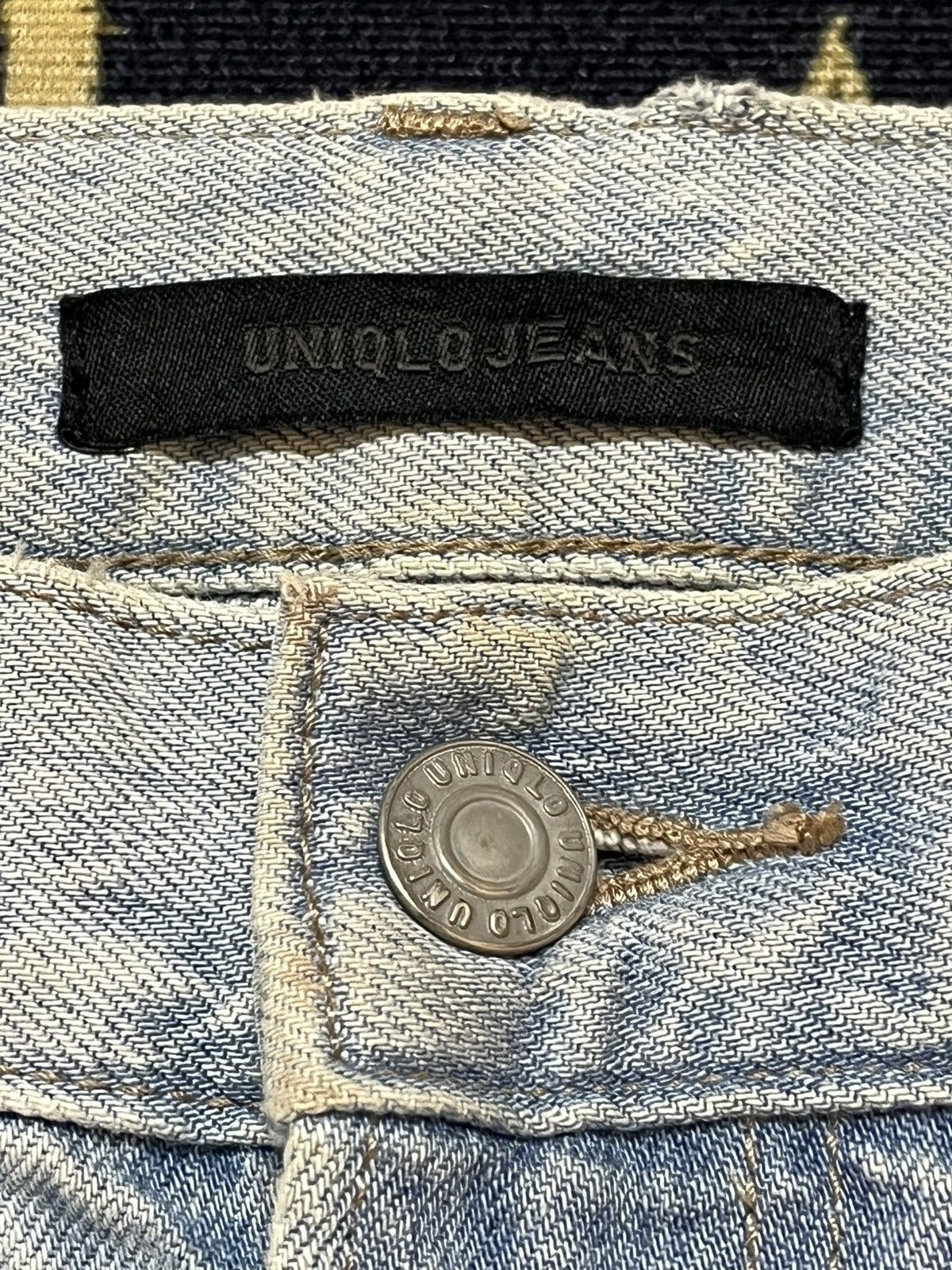 Uniqlo Vintage Uniqlo Sketch Artwork Denim Size US 31 - 9 Thumbnail