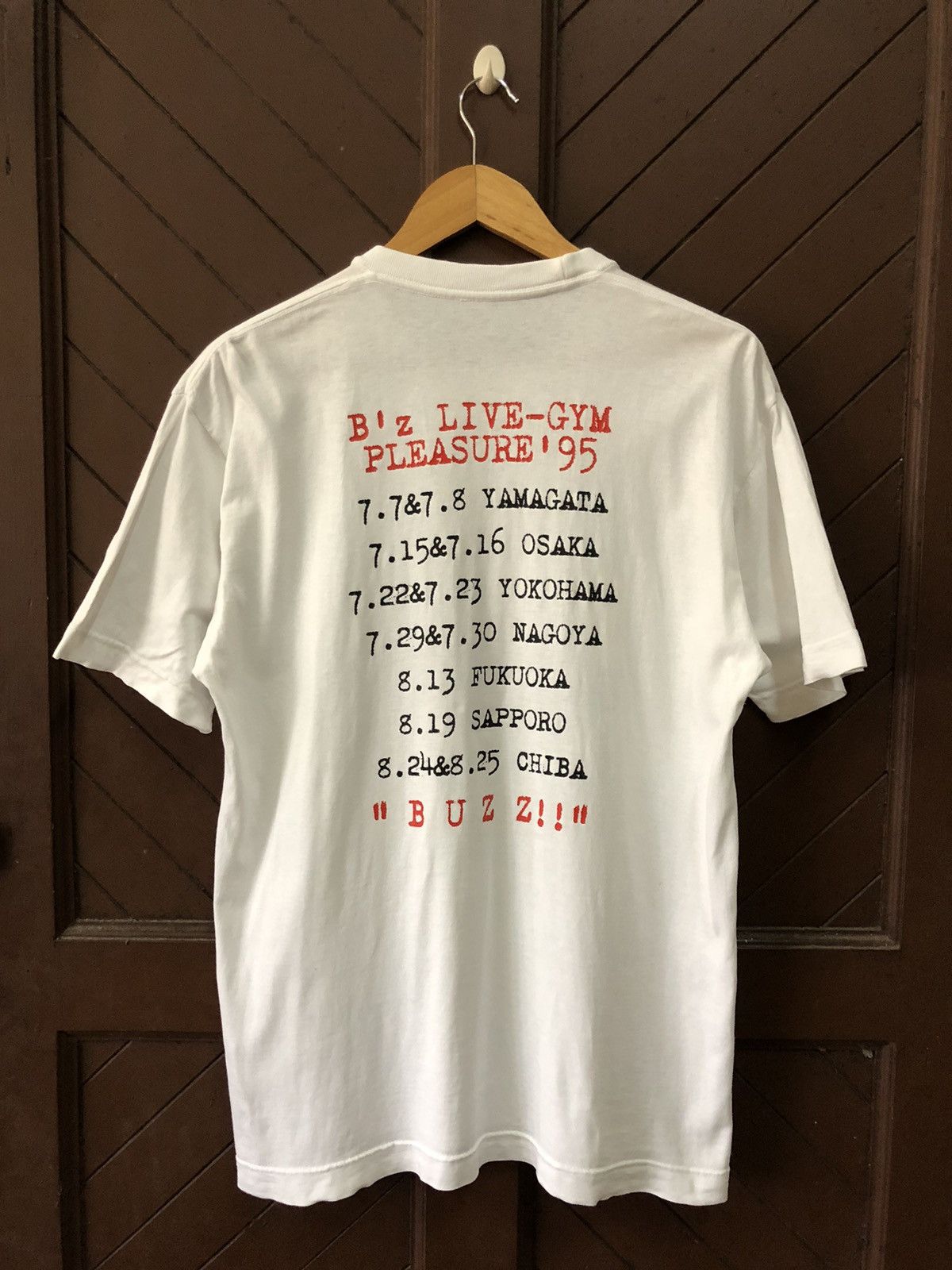Band Tees × Japanese Brand × Vintage Vintage 95 B'z Japanese Rock Band Live Gym Pleasure Size US M / EU 48-50 / 2 - 3 Thumbnail