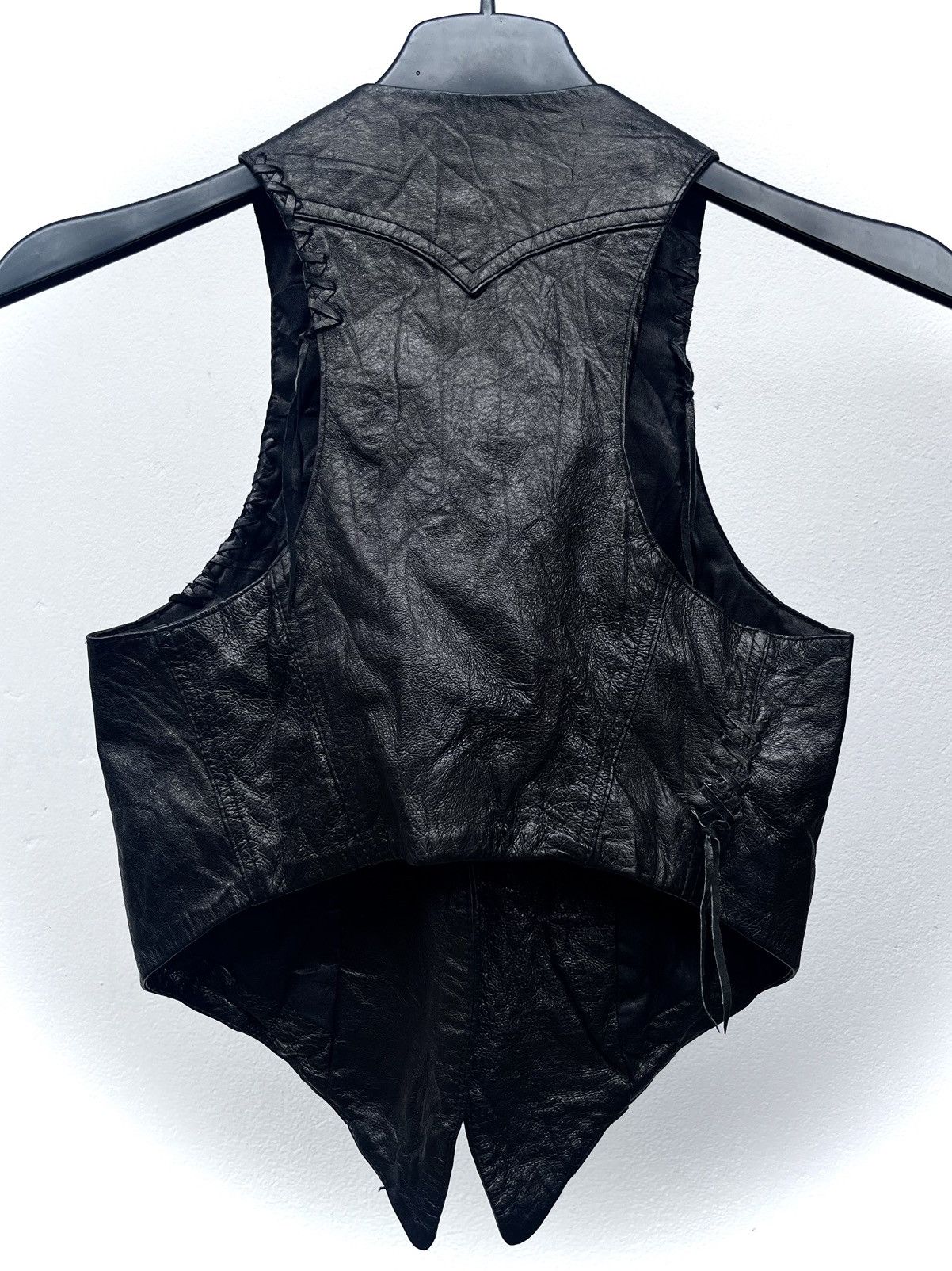 GOA 2000s G.O.A Avant-Garde Leather Vest Size US S / EU 44-46 / 1 - 2 Thumbnail