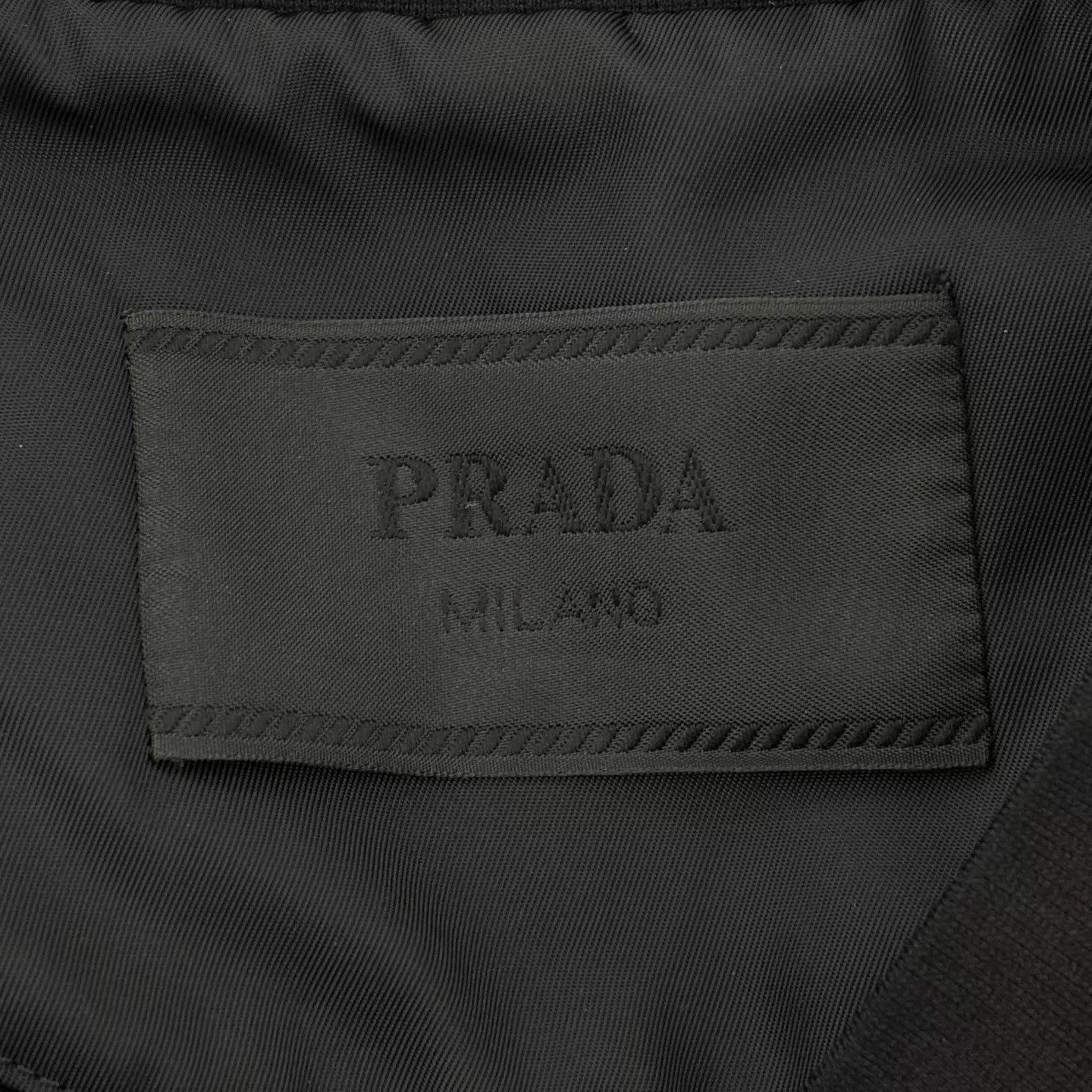 Prada Prada Nylon Pullover Sweatshirt Black XL Triangle Logo Size US XL / EU 56 / 4 - 3 Thumbnail