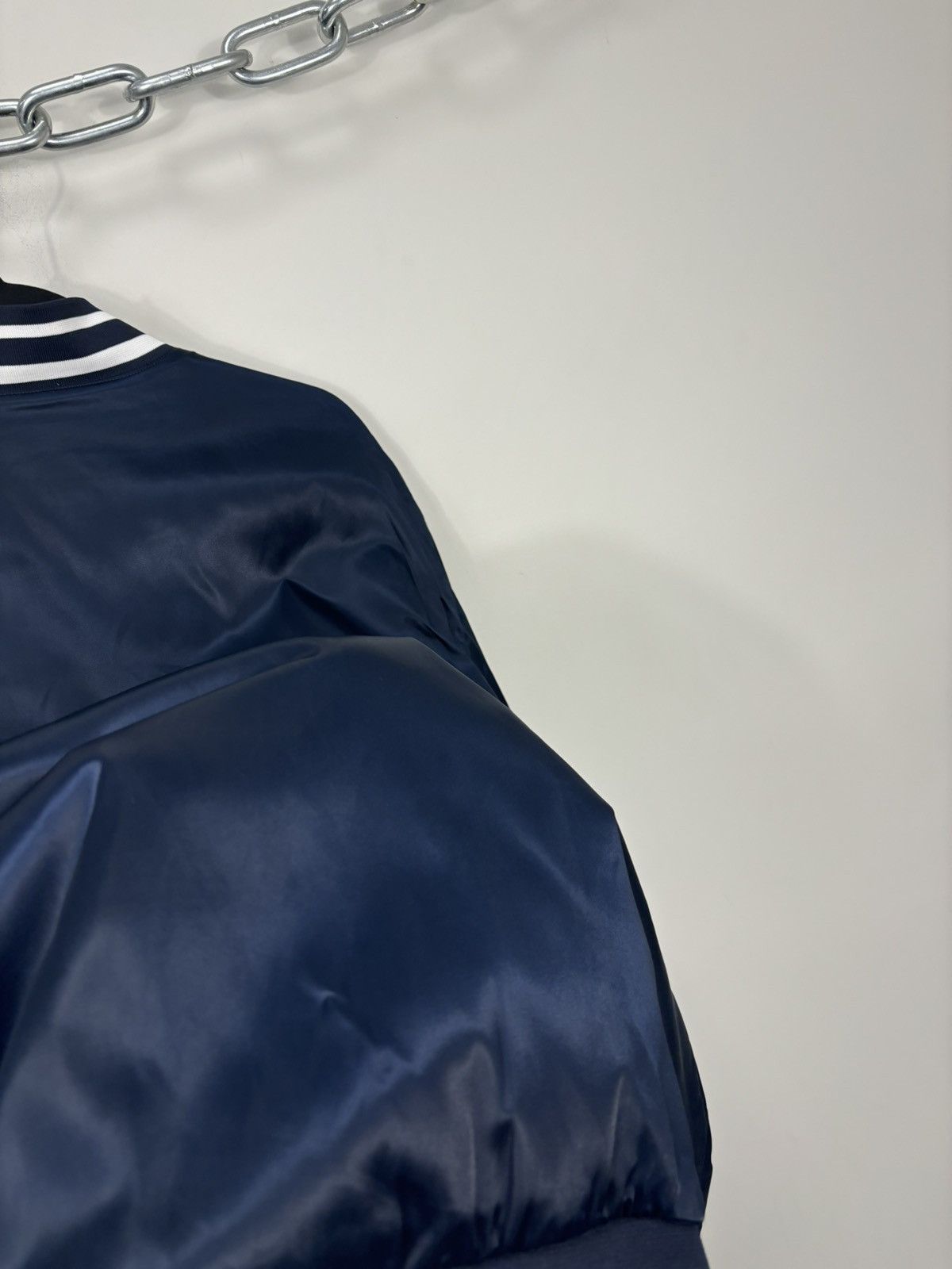 Nike Vintage Nike NSW Rare Hype Satin Varsity Bomber Jacket Size US XXL / EU 58 / 5 - 18 Thumbnail