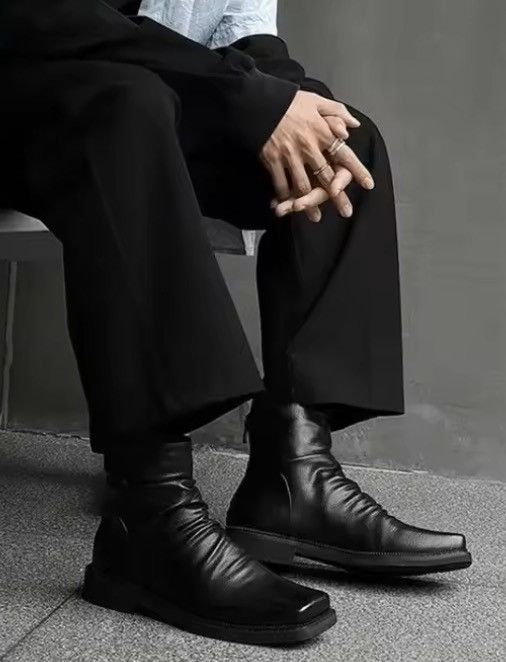 Japanese Brand Crop Ankle Leather Shoe Size US 9 / EU 42 - 3 Thumbnail