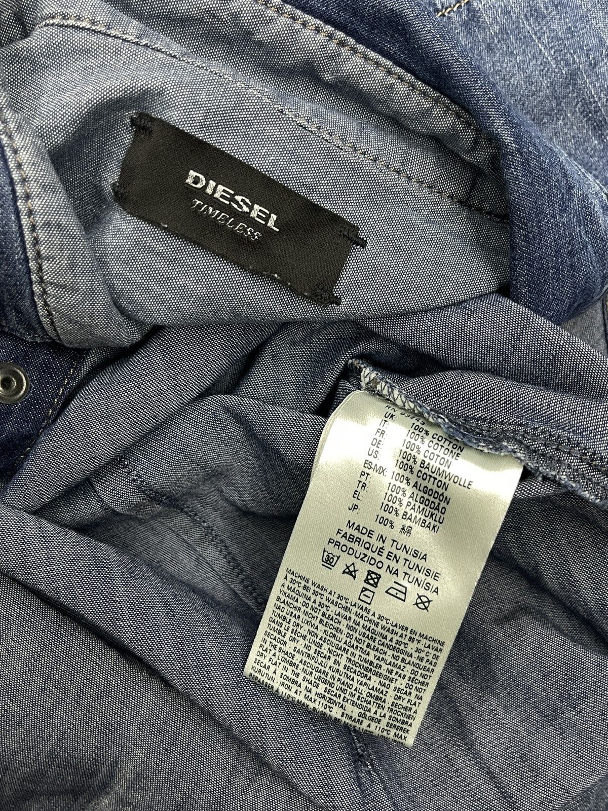 Diesel Women Diesel Timeless Denim Shirt Blue Size S Size S / US 4 / IT 40 - 7 Thumbnail