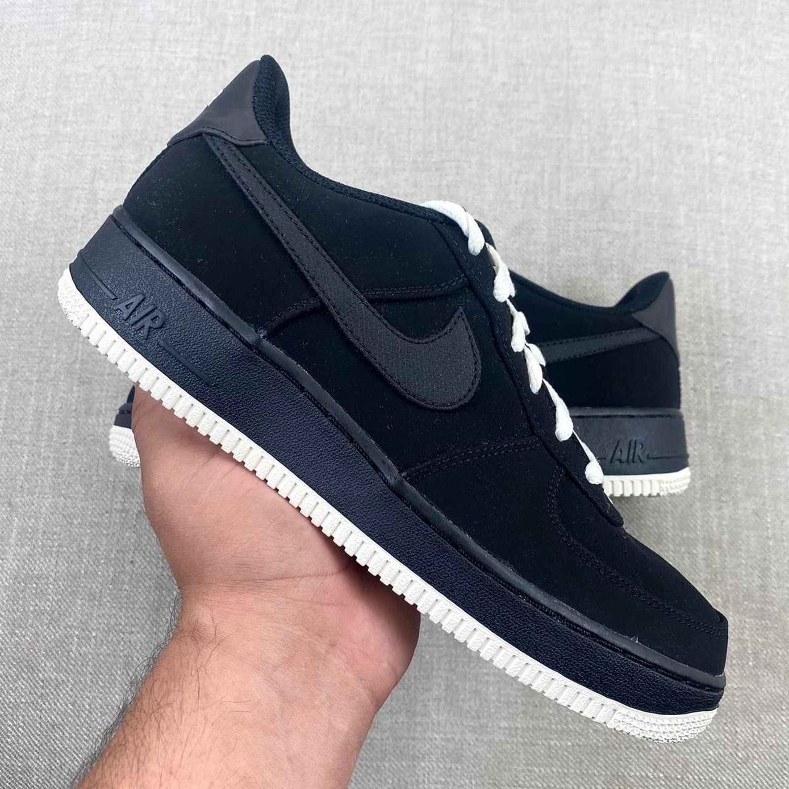 Nike 2016 Nike Air Force 1 Low Black/ Sail Size US 8.5 / IT 38.5 - 1 Thumbnail