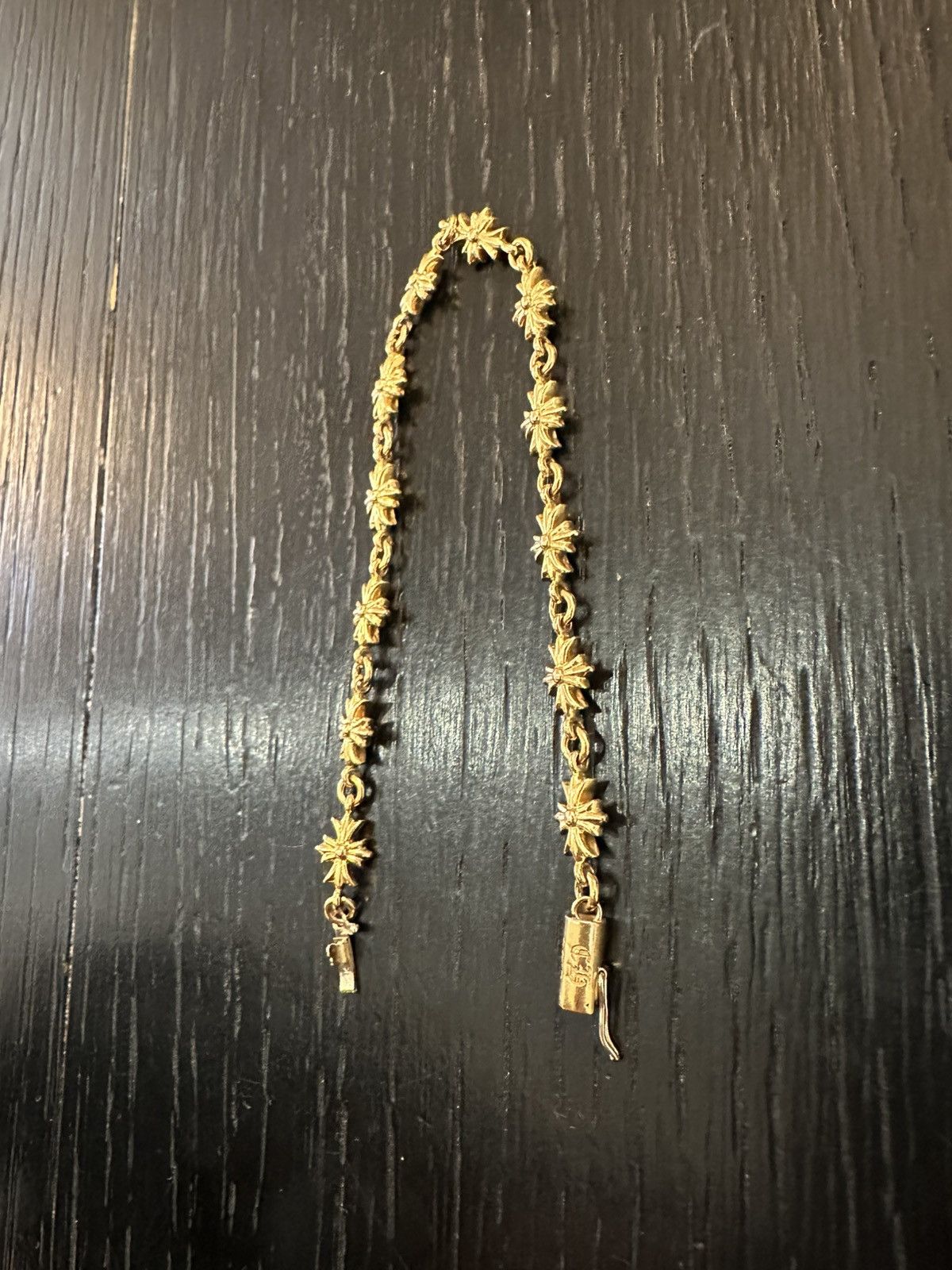 Chrome Hearts CHROME HEARTS 22K GOLD TINY E BRACELET Size ONE SIZE - 1 Thumbnail