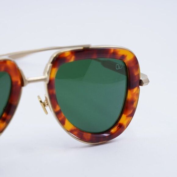 Valentino Valentino V-LSTORY VLS-129C Sunglasses Honey Havana Aviator Size ONE SIZE - 7 Thumbnail